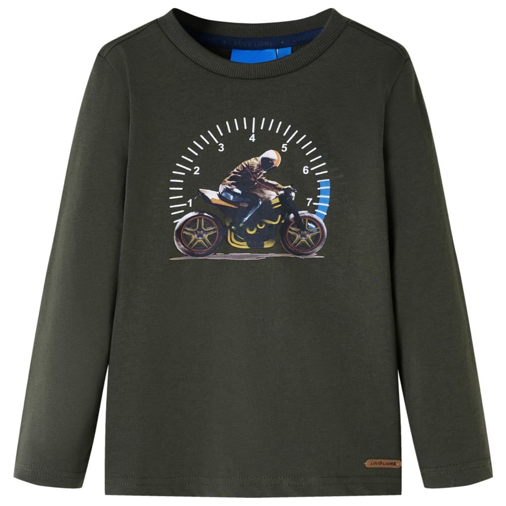 Langarmshirt Kinder-Langarmshirt Khaki 104