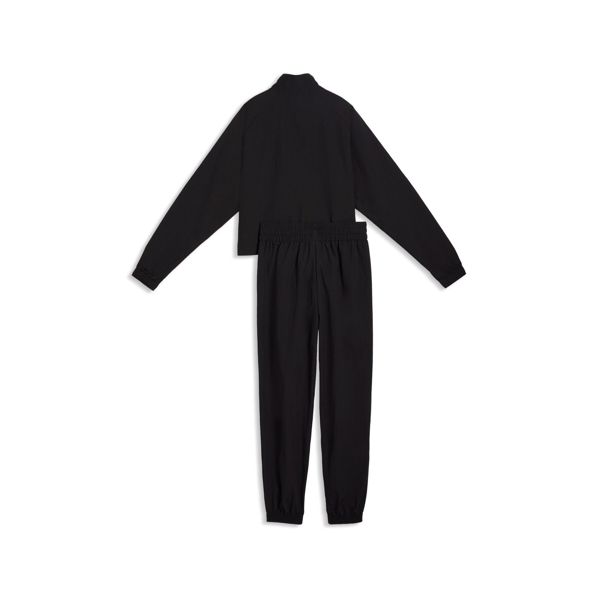 PUMA Jogginganzug WOVEN STANDARD SUIT CL (2-tlg), zweiteiliges Set, mit Knopfleiste, windabweisend, wärmeisolierend