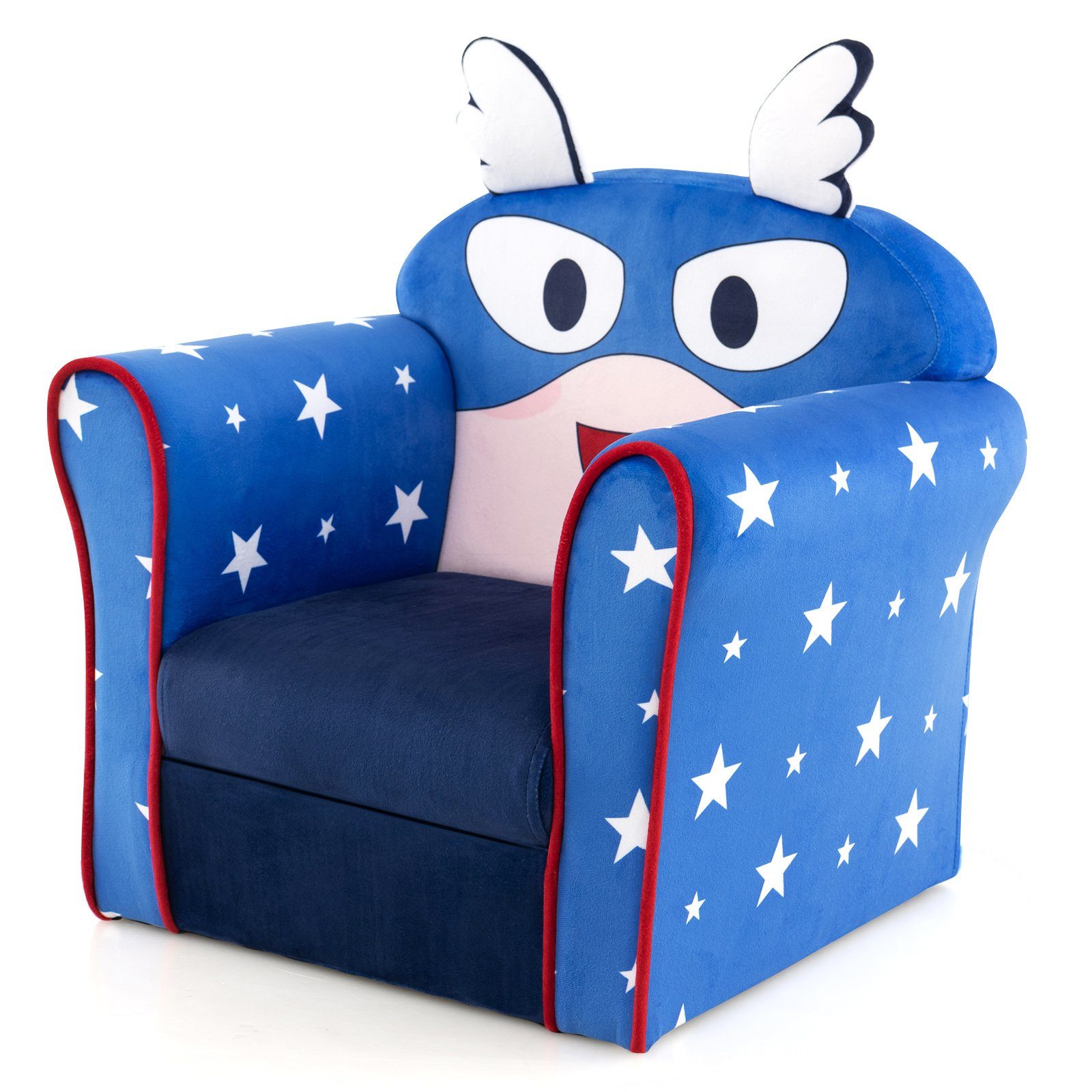 Kindersofa, 50kg COSTWAY Super Wings Blau bis