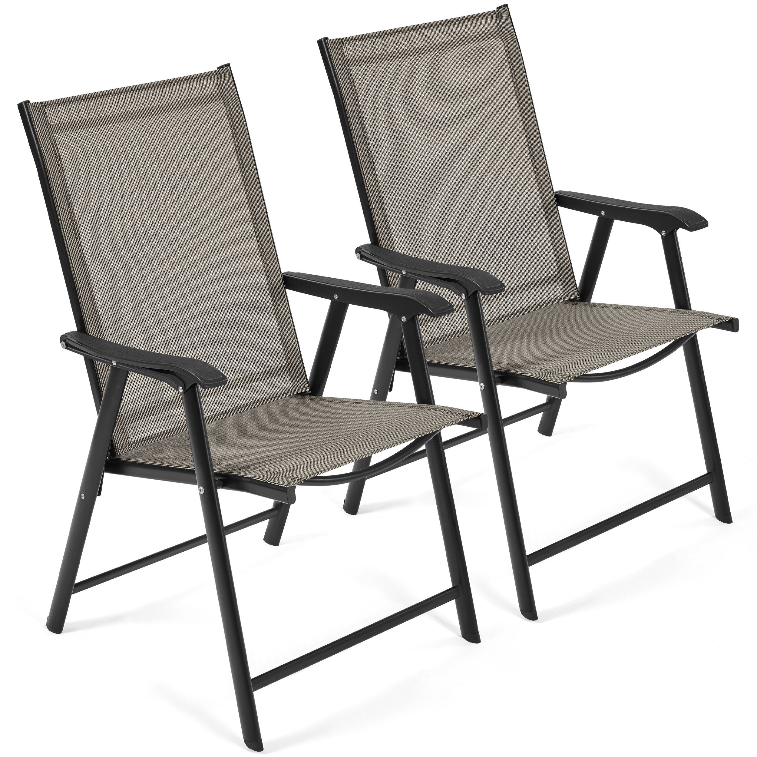 Yaheetech Klappstuhl, 2er Set Gartenstühle mit günstig online kaufen