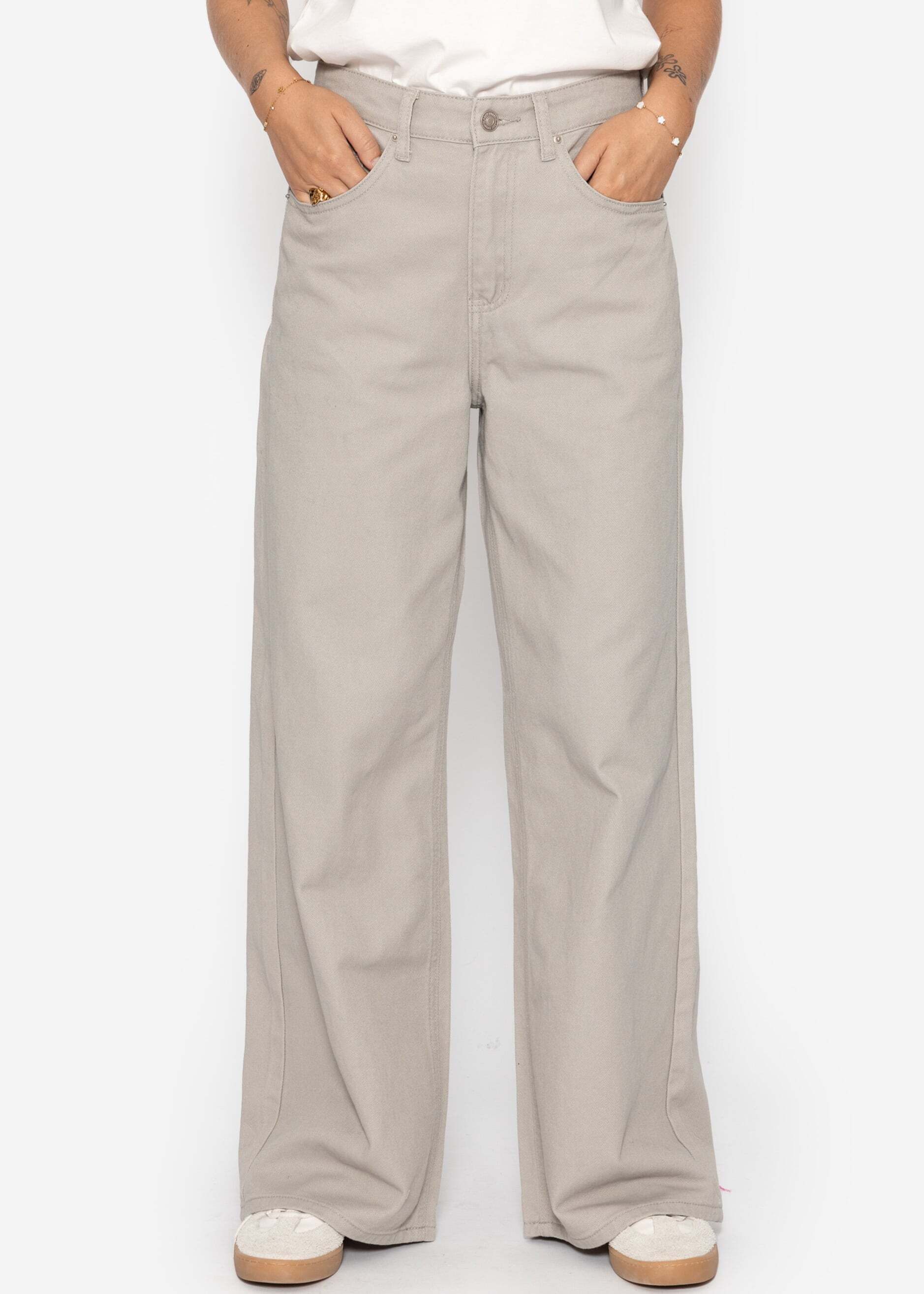 SASSYCLASSY 5-Pocket-Jeans Wide Leg Jeans mit günstig online kaufen