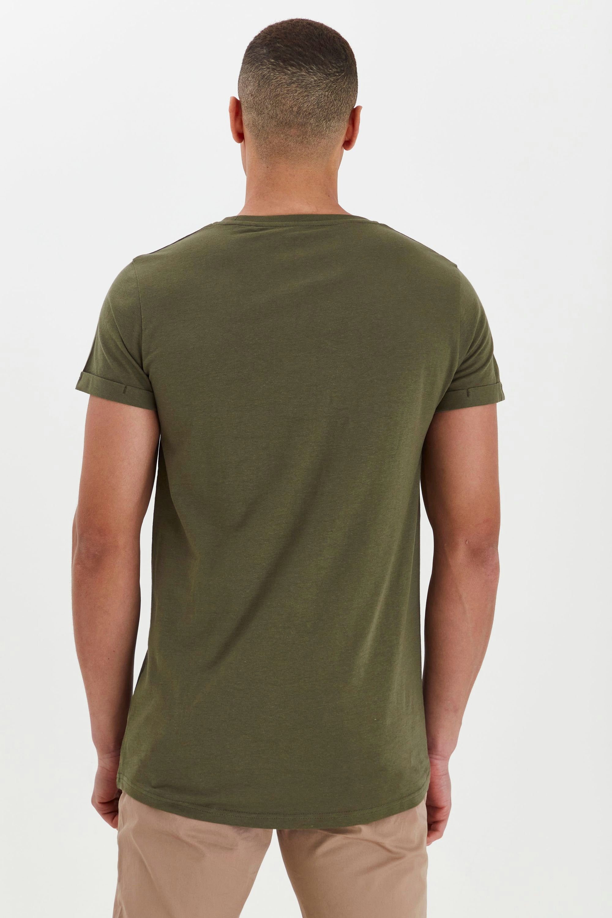 T-Shirt Longshirt !Solid SDLongo (190512) Ivy Green