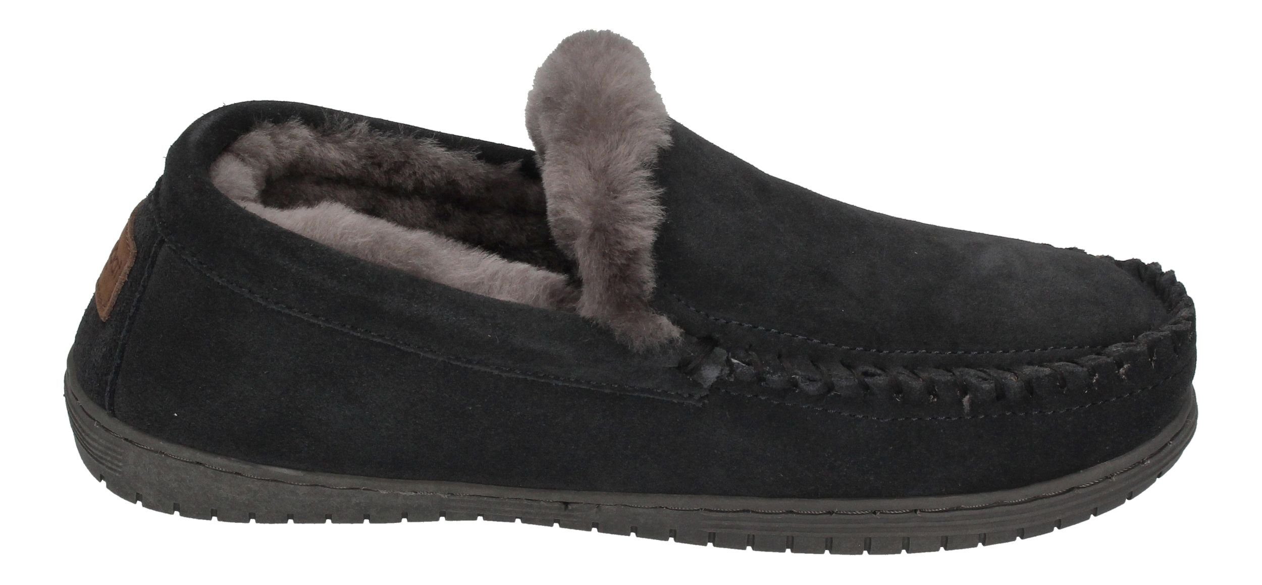 WARMBAT Grizzly Suede GRZ4410-89 Hausschuh Charcoal