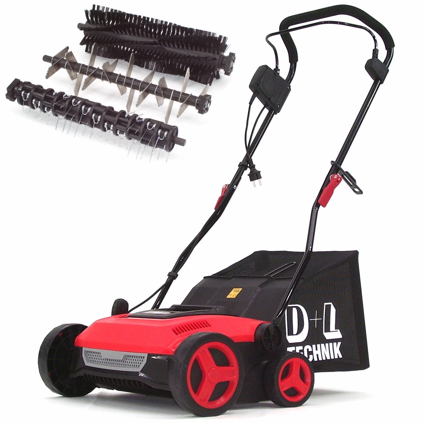 Apex Elektro-Vertikutierer 3-in-1 Elektro- Vertikutierer Rasenlüfter Kehrmaschine 55829, (1-tlg)