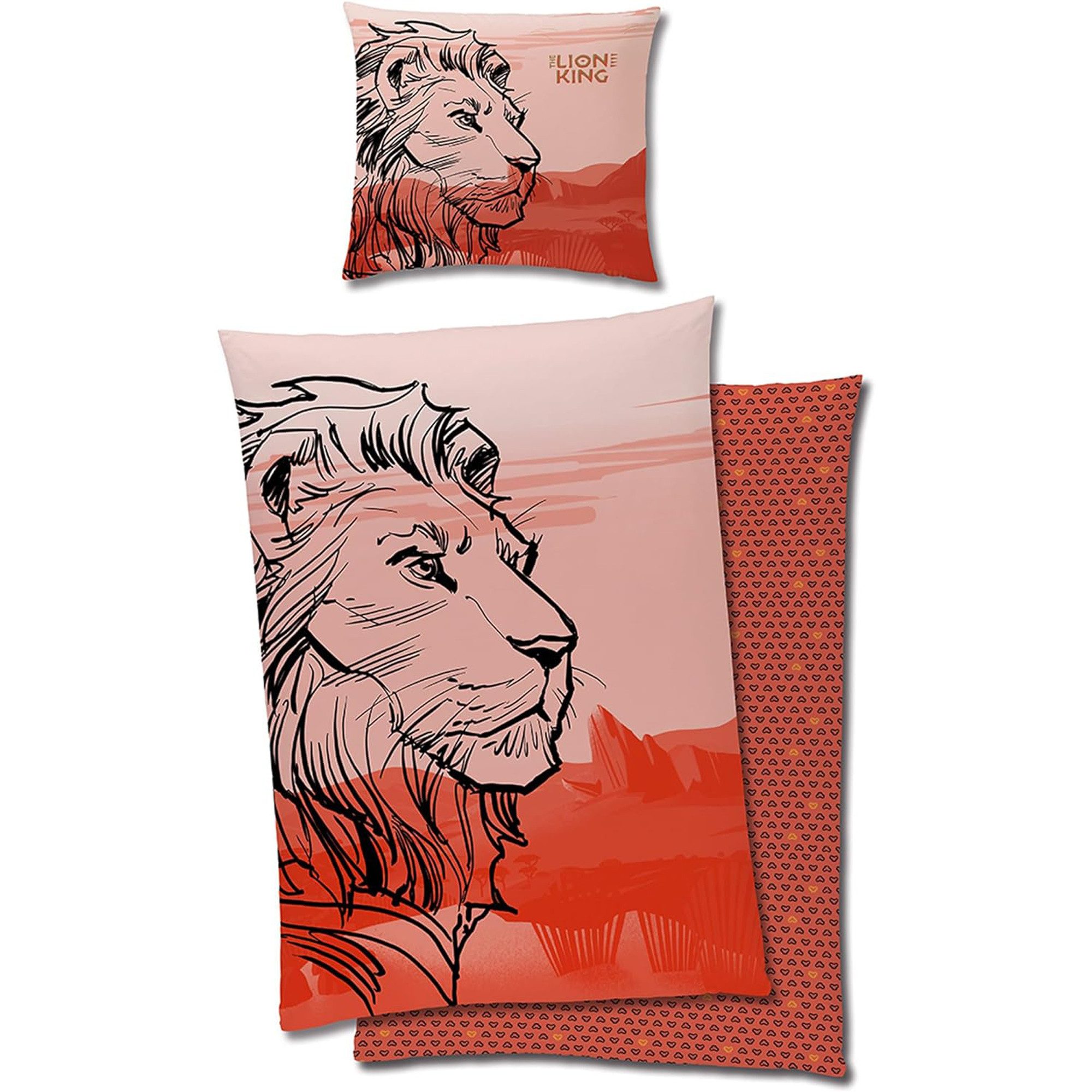Kinderbettwäsche Der König der Löwen Lion King Bettwäsche Linon / Renforcé Simba