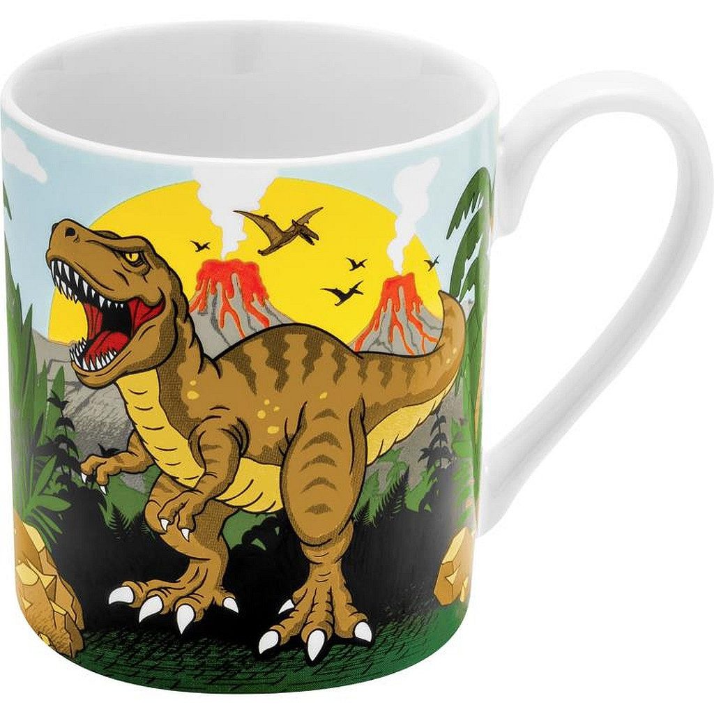 Sheepworld Tasse Kinder Tasse Becher Milch Kakaotasse 20cl Geschenk Sheepworld DINO, Material: Porzellan