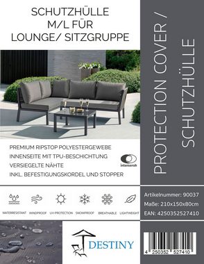 Destiny Gartenmöbel-Schutzhülle, für Lounge und Sitzgruppe 210x150x80 cm