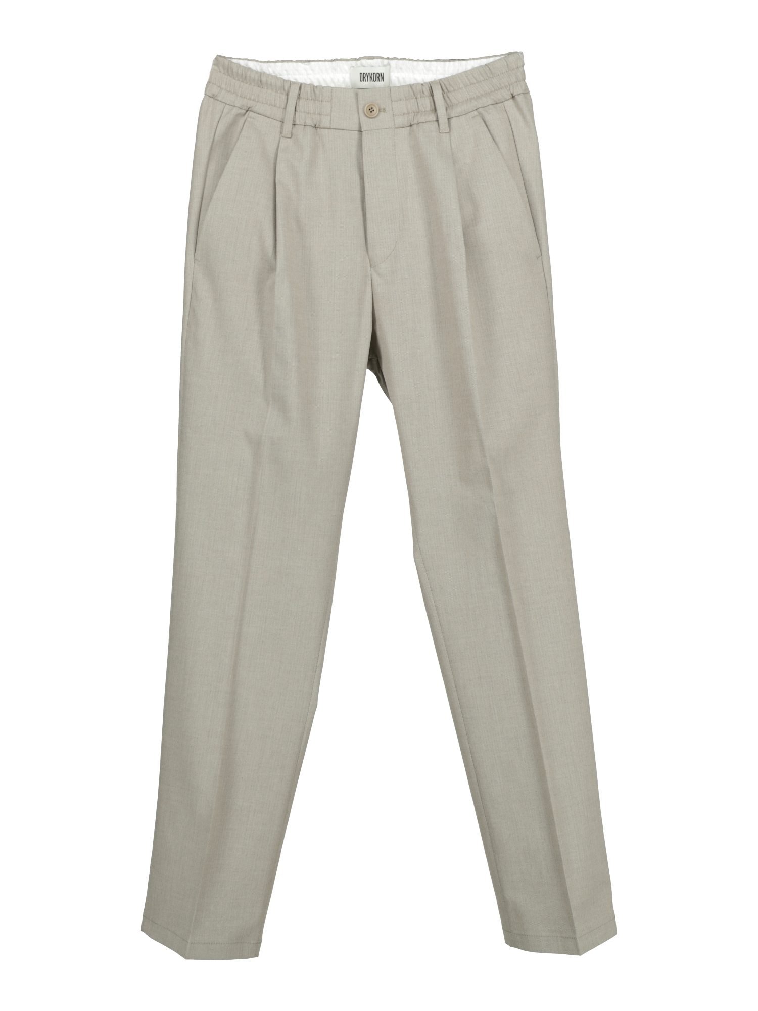 Drykorn Stoffhose natur, Elegant, Polyester, Unifarben, Regular Fit, Mittel