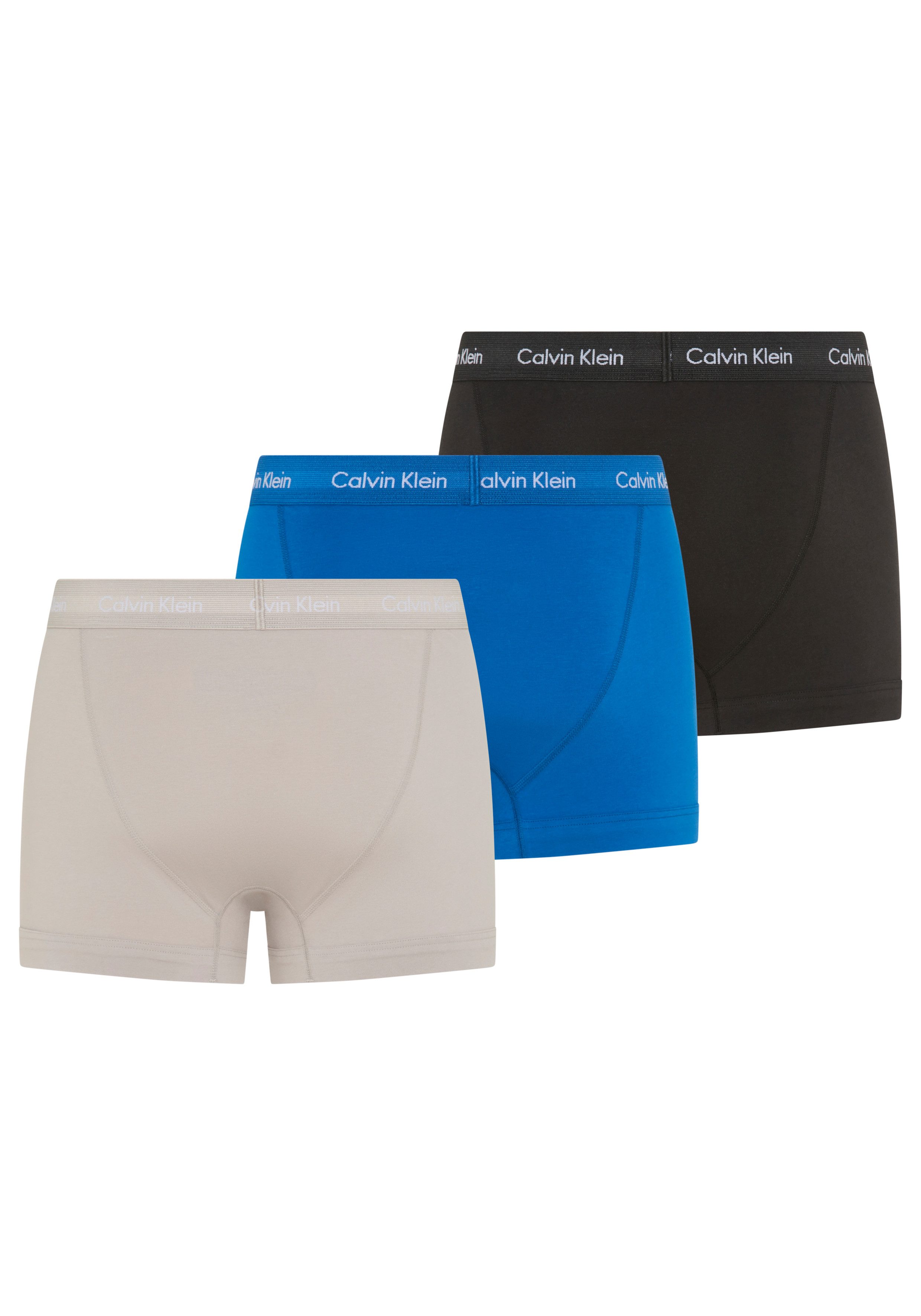 Calvin Klein Underwear Trunk TRUNK 3PK (Packung, 3-St) mit Calvin Klein Logo-Elastikbund (3 Stück)