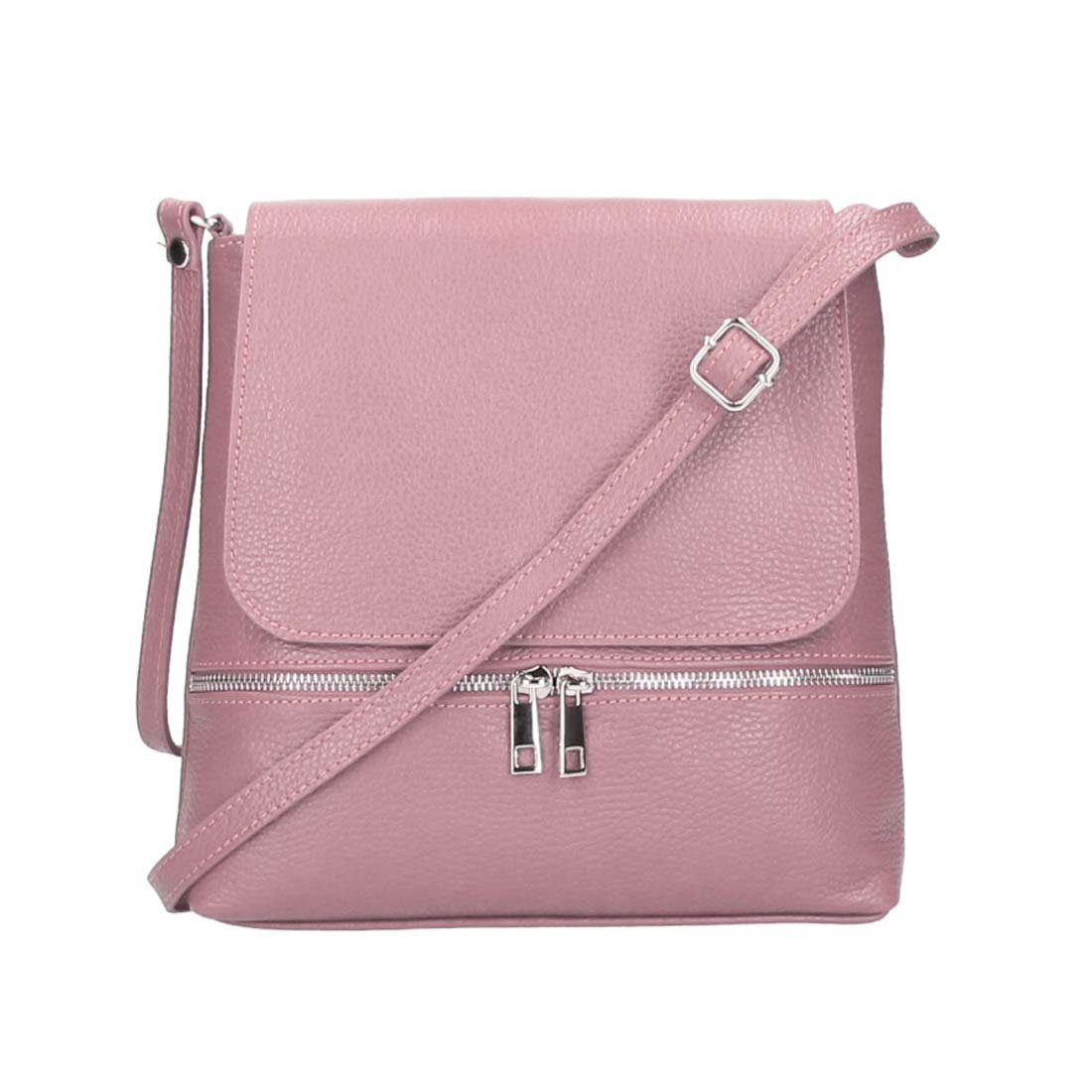 ITALYSHOP24 Schultertasche Made in Italy Damen Leder Tasche Messenger, Handtasche Crossbody Umhängetasche Shopper CrossOver Tablet