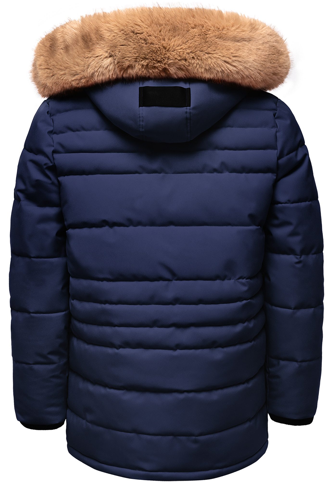 Amaci&Sons Winterjacke KENT Winterjacke Herren Gefütterte Dicke Winter Jacke Mantel Parka mit Kapuze