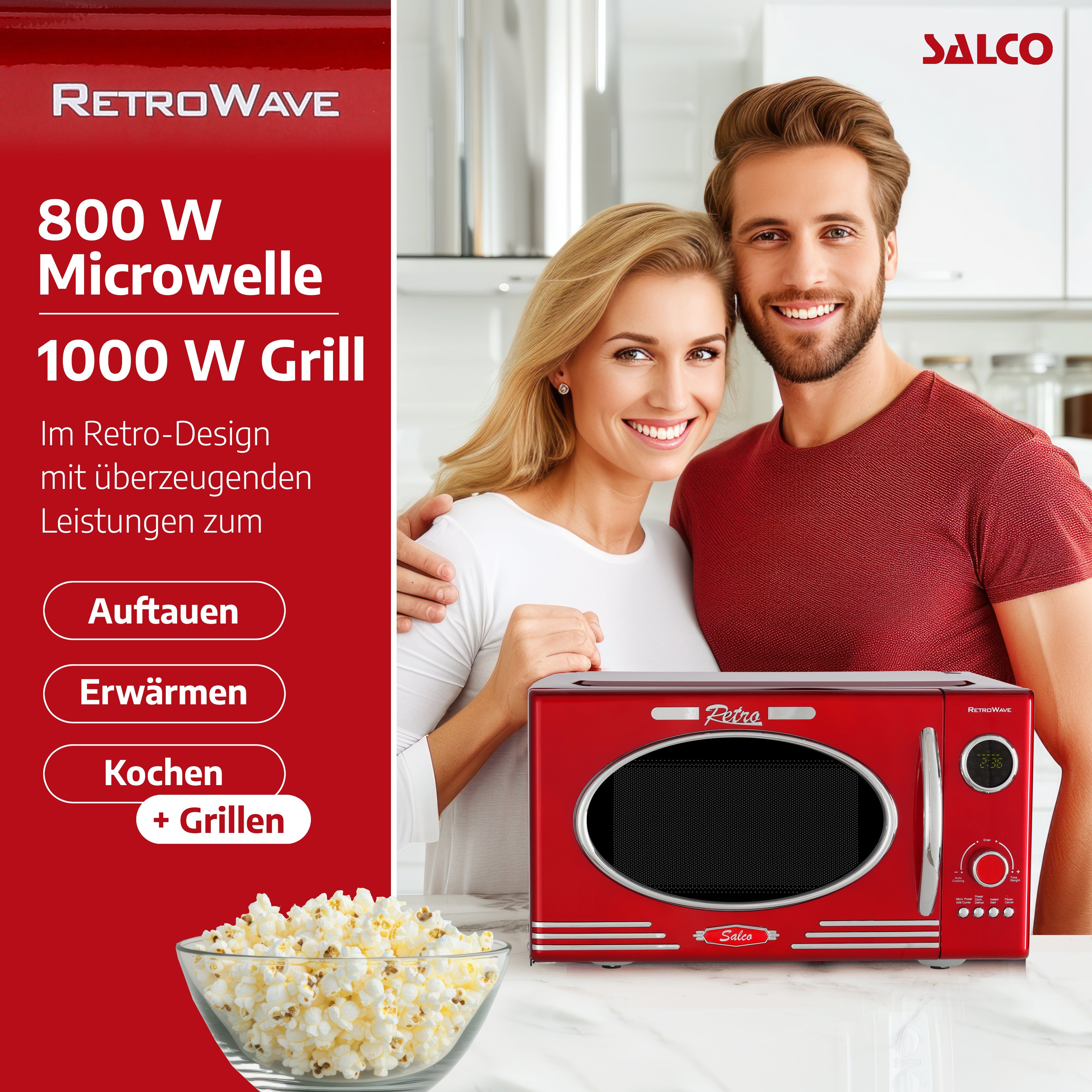 Salco Retro-Mikrowelle - Bild 2