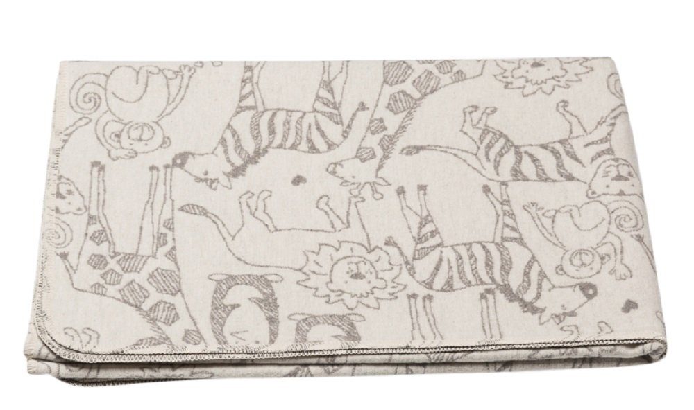 Babydecke Kinderdecke Juwel 'Safari' 100 x 140 cm, DAVID FUSSENEGGER günstig online kaufen