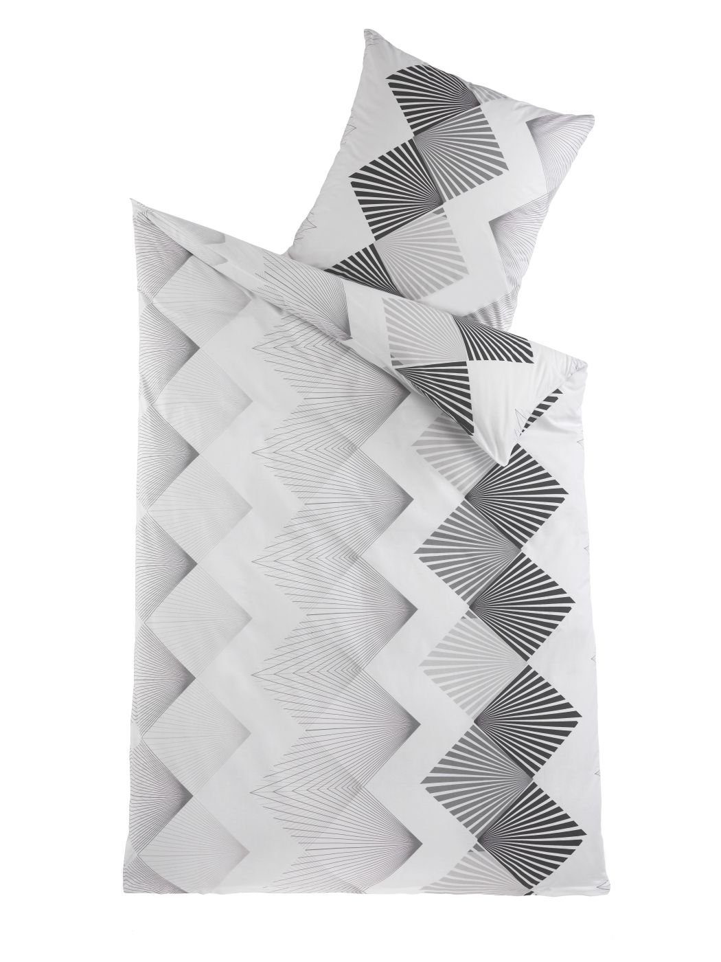 Optidream Bettwäsche Set Renforcé 135x200 Baumwolle Odin weiss schwarz, Ren günstig online kaufen