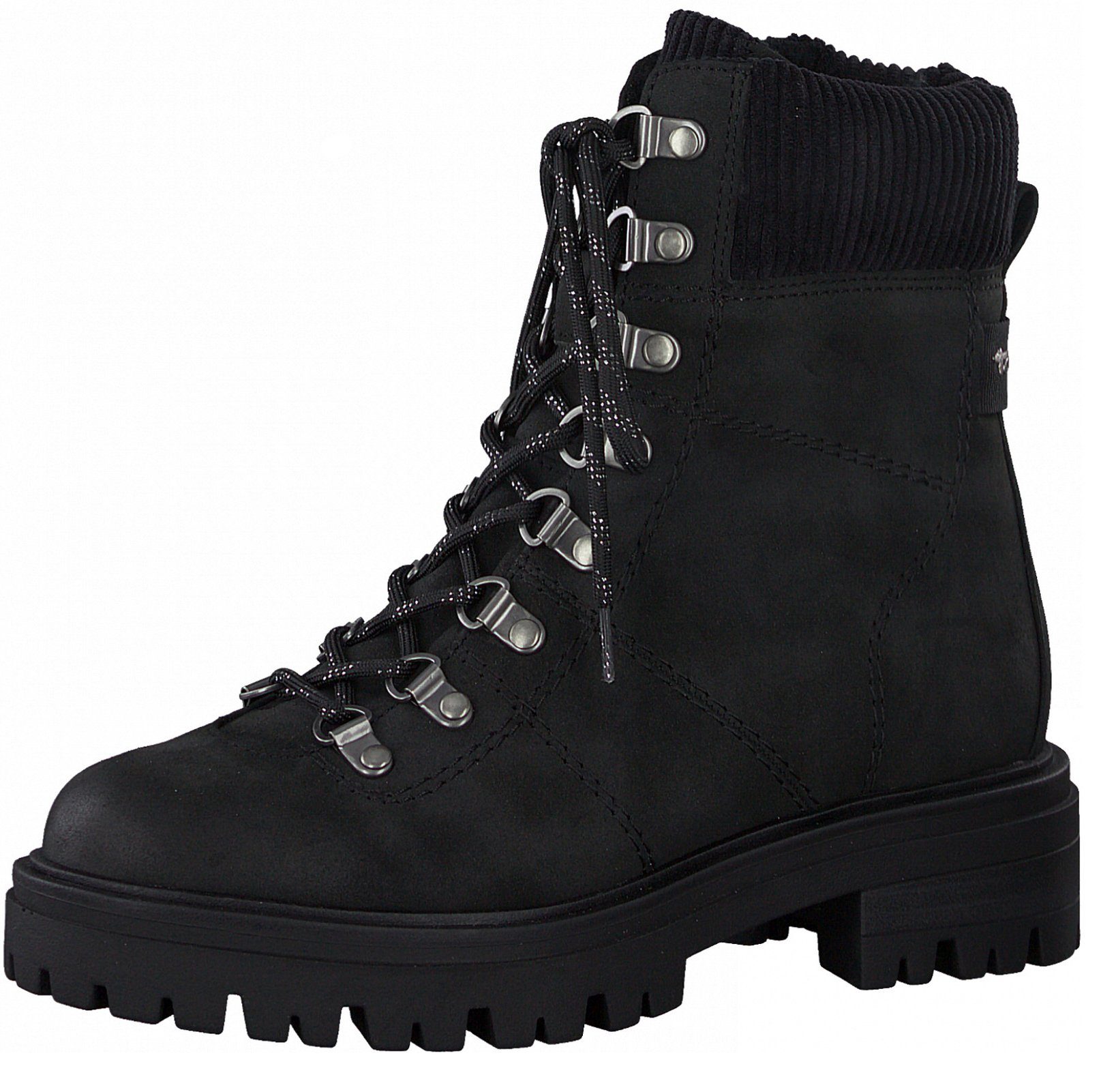 1-25205-27 001 Black Stiefelette