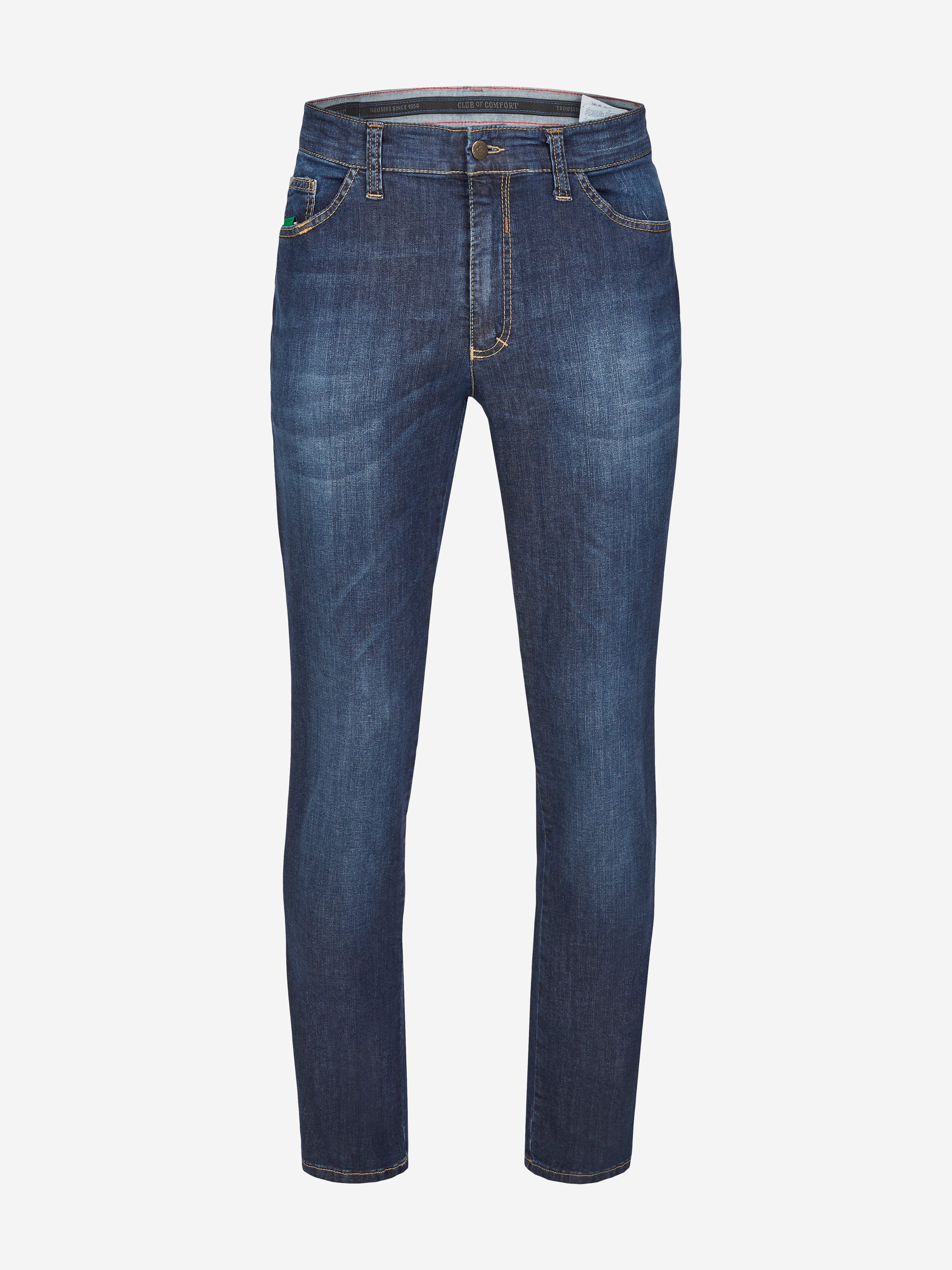 Club of Comfort 5-Pocket-Jeans 5-Pocket Jeans HENRY 6516 - blau (gewaschen) - Herrenhose - 36/30 ["Die 6-Pocket basiert auf dem 5-Pocket-Model, hat aber eine