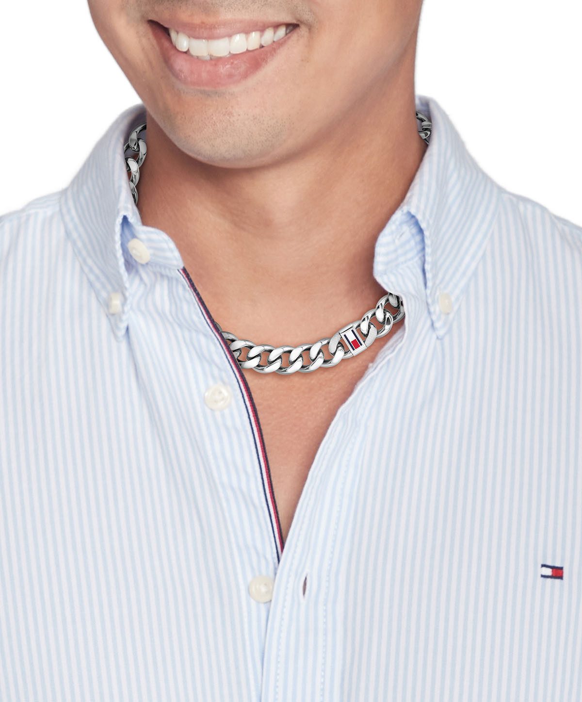 Tommy Hilfiger Panzerkette WILD, mit Emaille günstig online kaufen