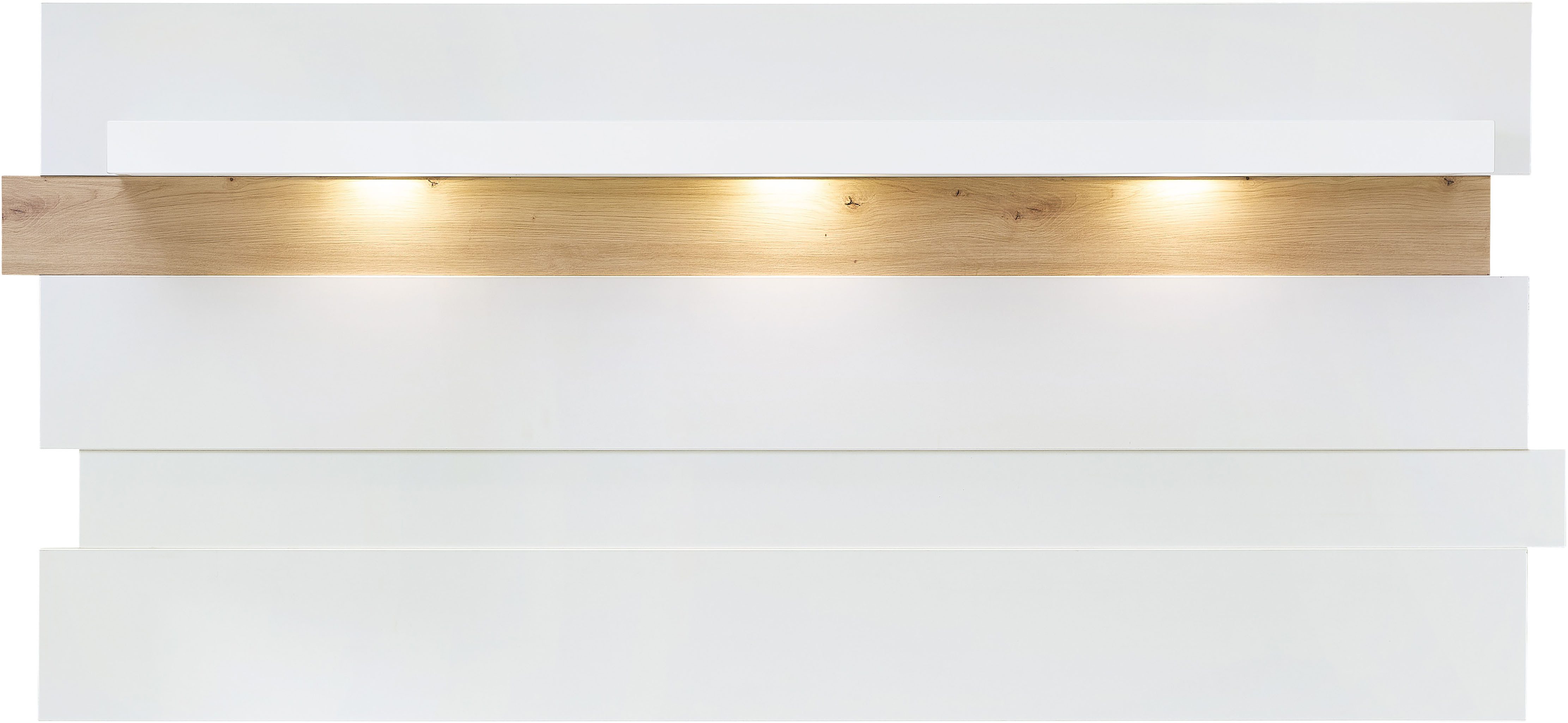 Innostyle Wandboard Memphis Wandboard, 202x93x26cm (B/H/T), 1-tlg., 1 Boden, inkl. Led-Beleuchtung