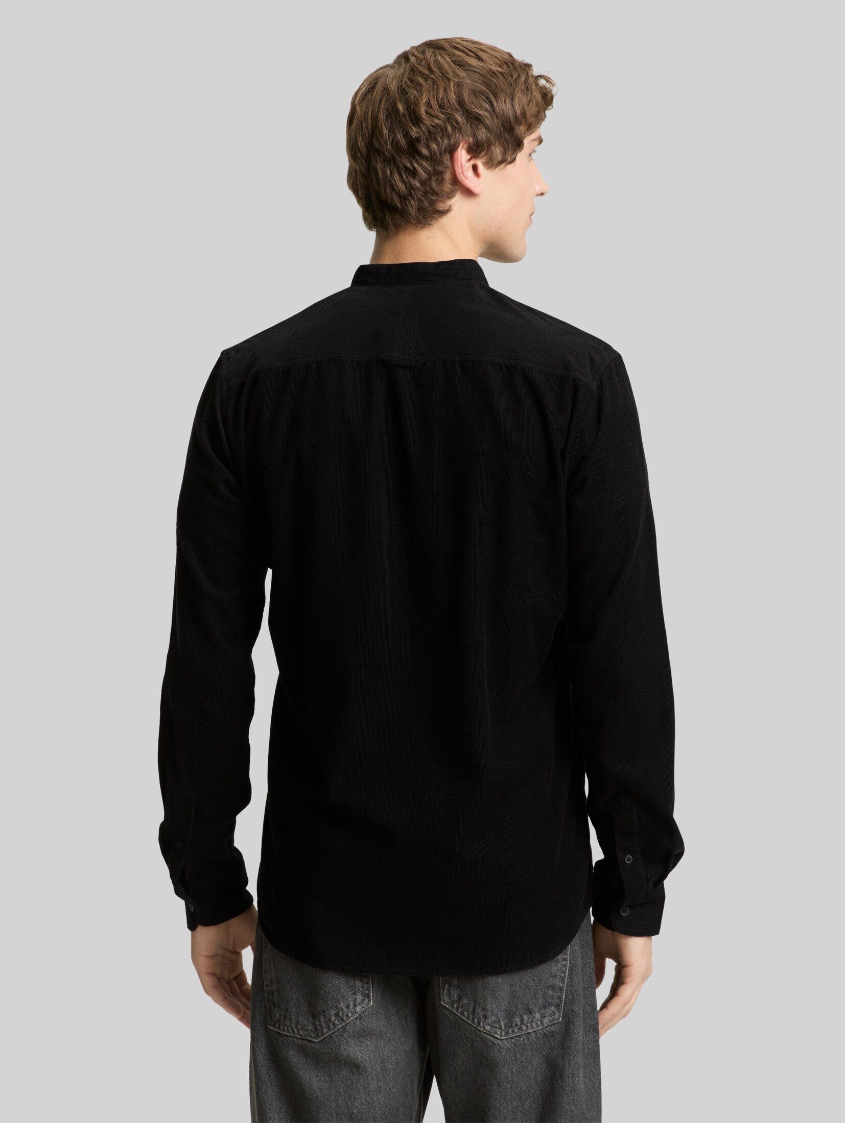 TOM TAILOR Denim Langarmhemd Blusen & Shirts Basic Fit Cordhemd