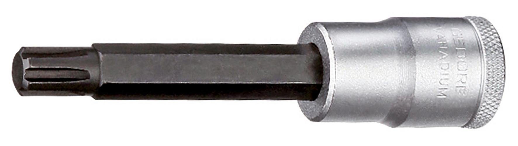 Gedore Steckschlüssel INR 19 L 8-100 Schraubendrehereinsatz 1/2" 100 mm RIBE M8