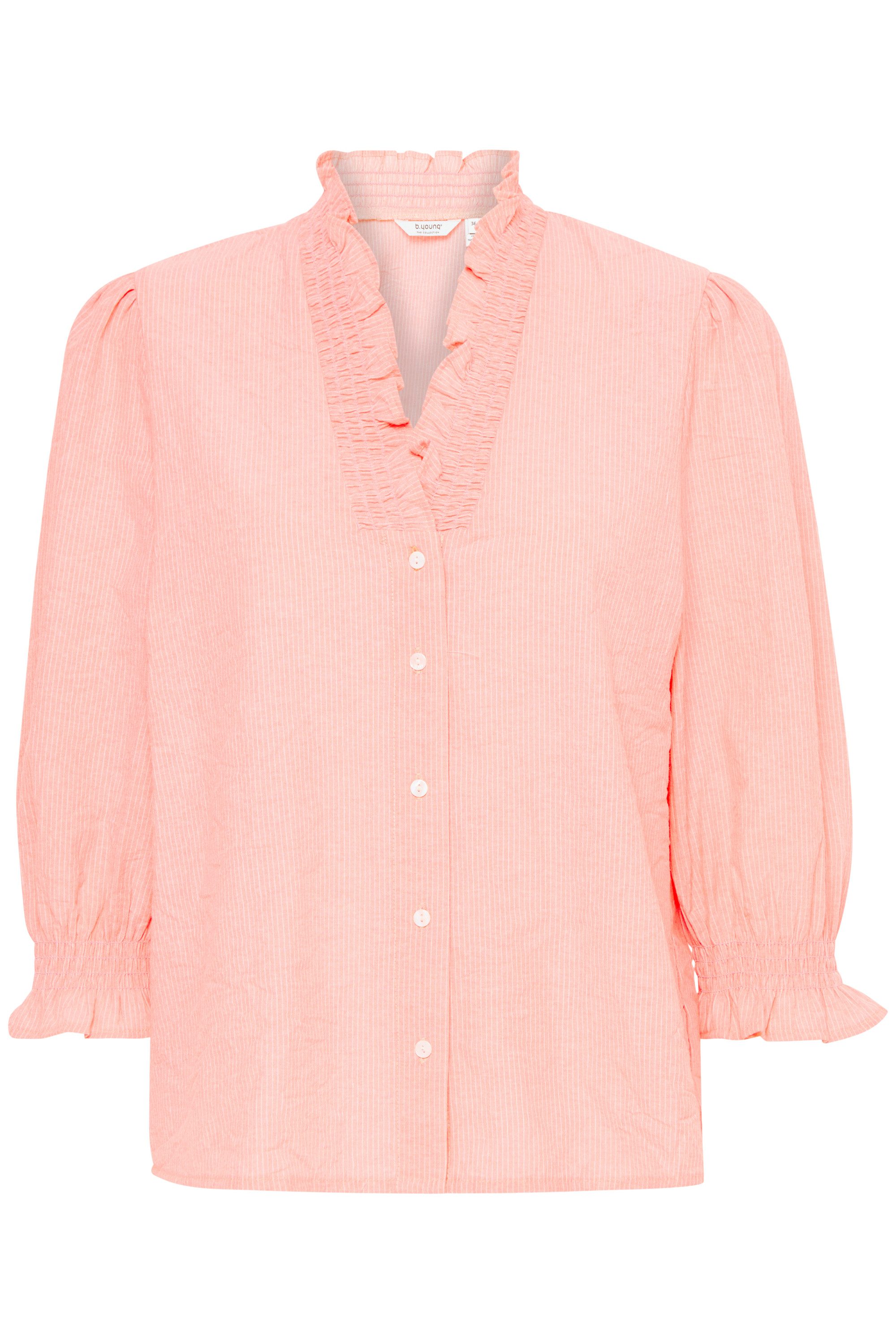 b.young Langarmhemd Kurzarmbluse