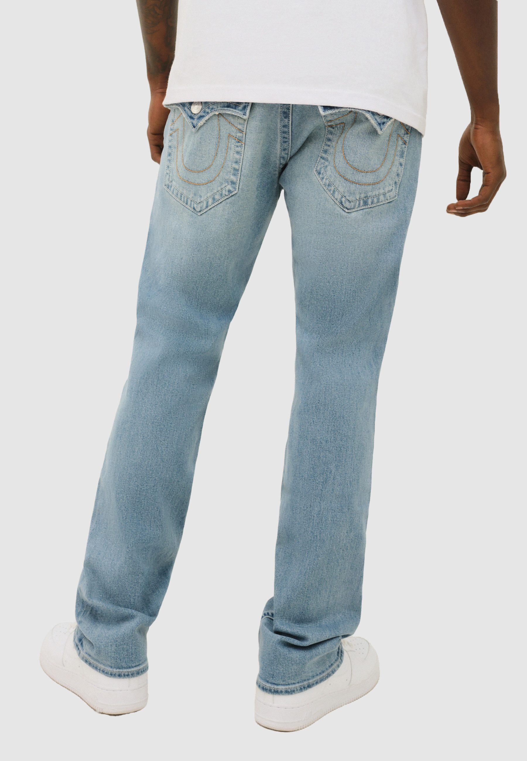 True Religion Straight-Jeans RICKY SN FLAP Baumwollmischung, straight fit