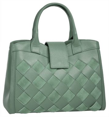 Samantha Look Henkeltasche, echt Leder, Made in Italy