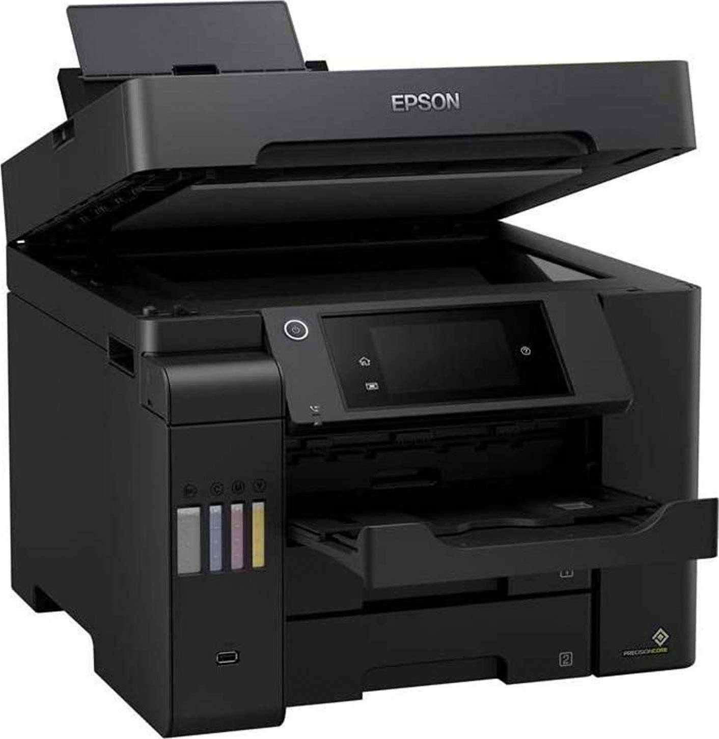 Epson EcoTank ET-5850 Tintenstrahldrucker, (WLAN (Wi-Fi), Wi-Fi Direct)