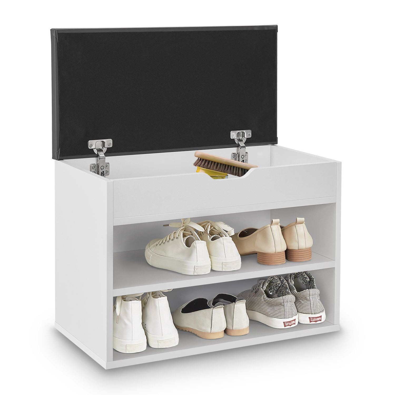 Juskys Schuhregal, mit Klappdeckel, für 6 günstig online kaufen