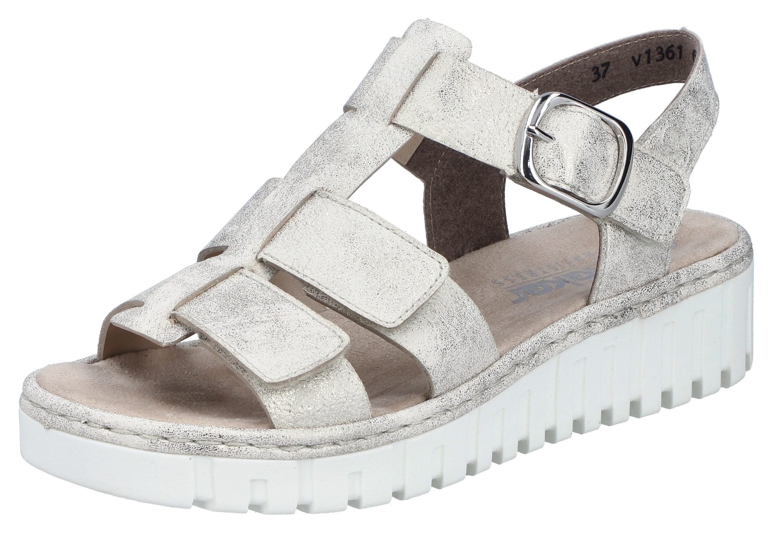 Rieker Plateausandale Riemchensandale, Sommerschuh, Sandalette mit günstig online kaufen