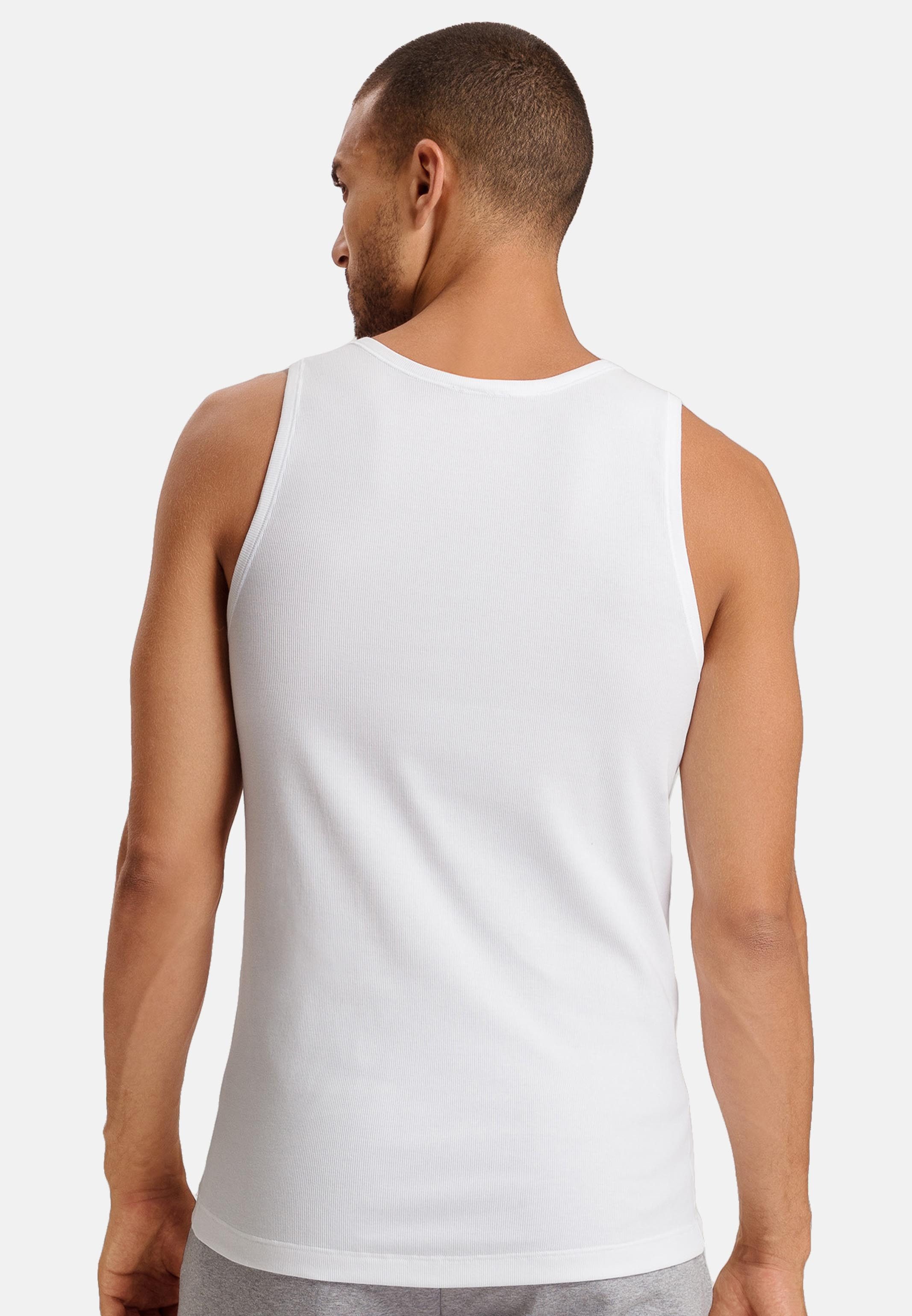 Hanro Unterhemd 2er Pack Cotton Essentials (Spar-Set, 2-St) Unterhemd / Tanktop - Baumwolle - Blickdicht