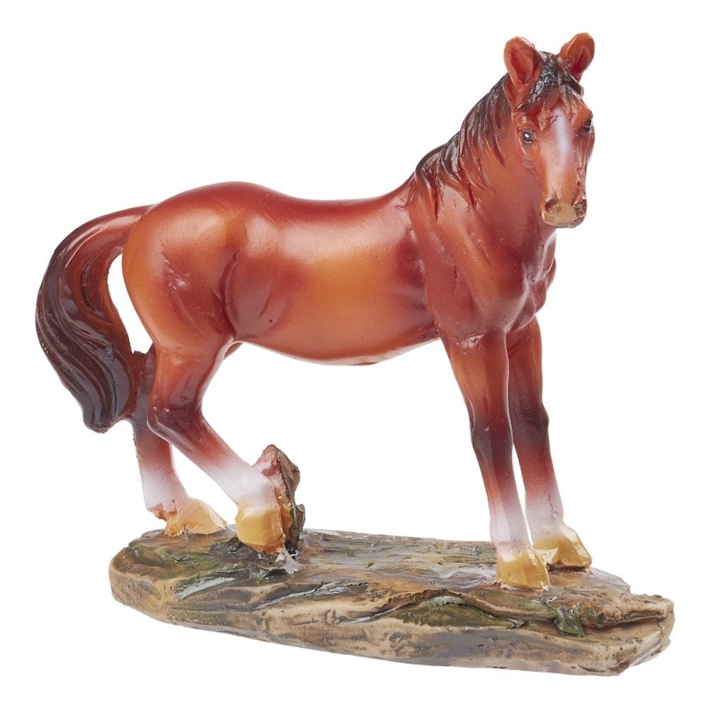 HobbyFun Dekofigur braun, 6 cm ca. Pferd