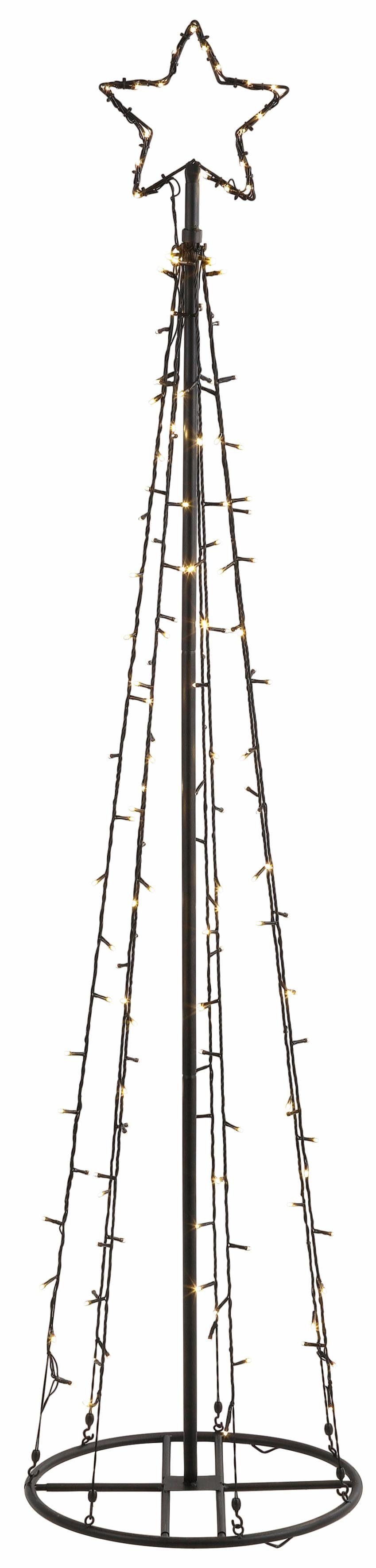 BONETTI LED Baum Weihnachtsdeko, LED fest integriert, Warmweiß, inkl. IP44 günstig online kaufen