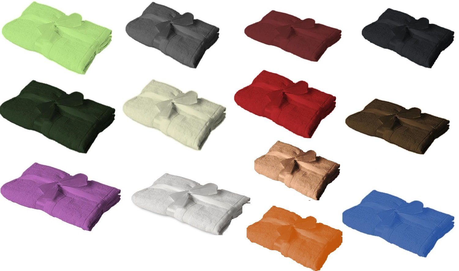 EXKLUSIV HEIMTEXTIL Handtuch Handtuchserie im Set mit Schleife Marke, Frottier (2-St), mit Bordüre