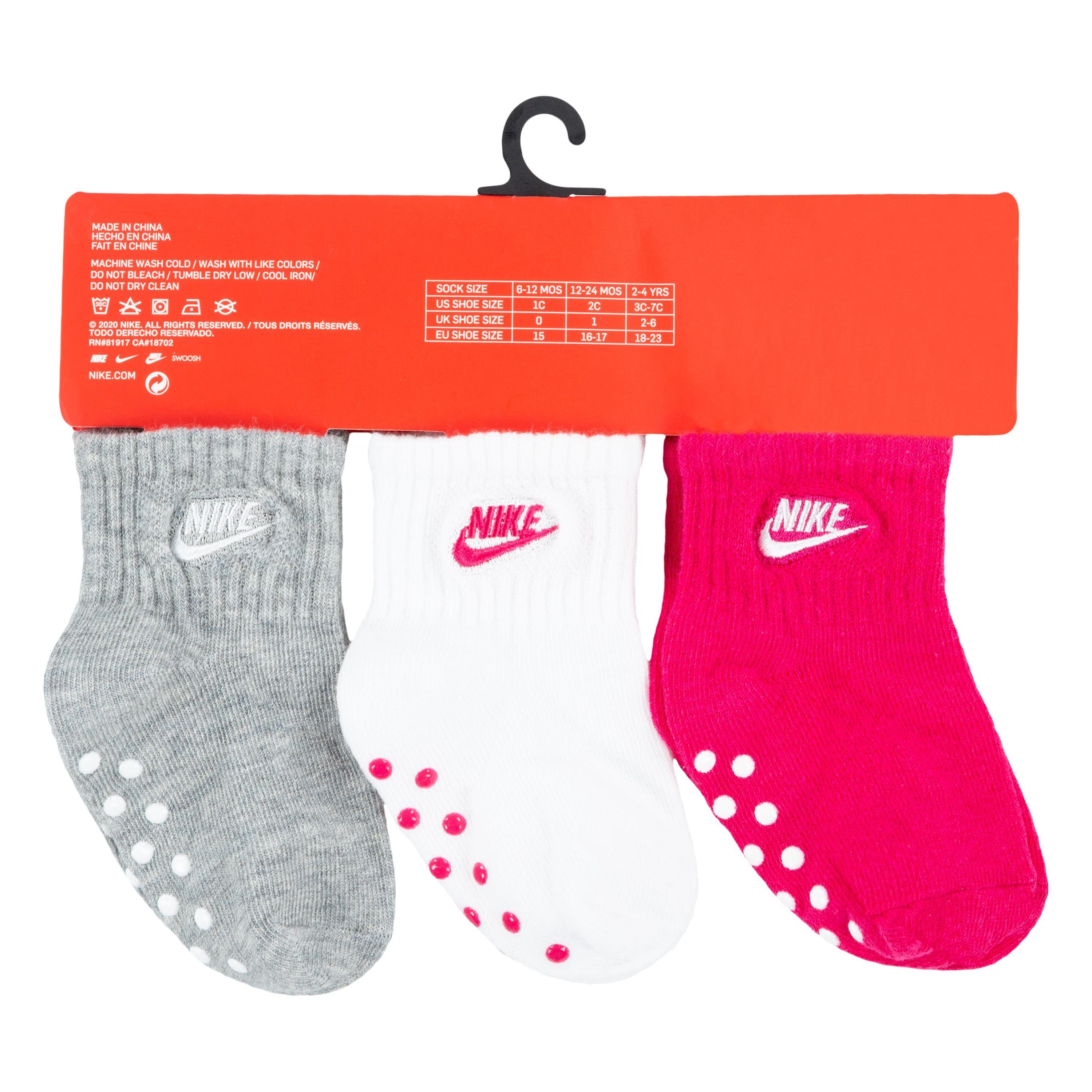 Nike Sportswear pink 3-Paar) rush ABS-Socken (Packung