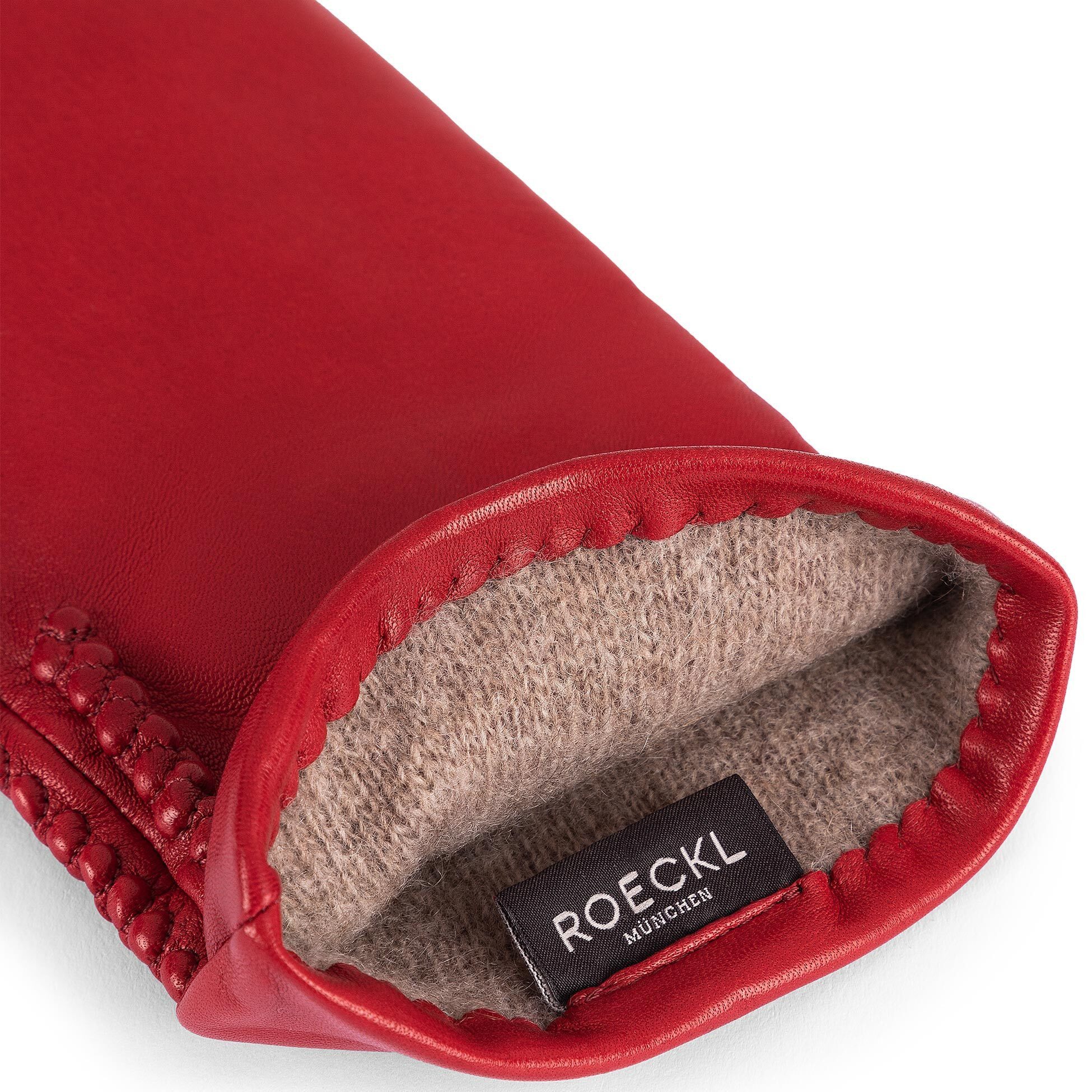 Roeckl Lederhandschuhe REGINA Handschuhe mit Ziernaht