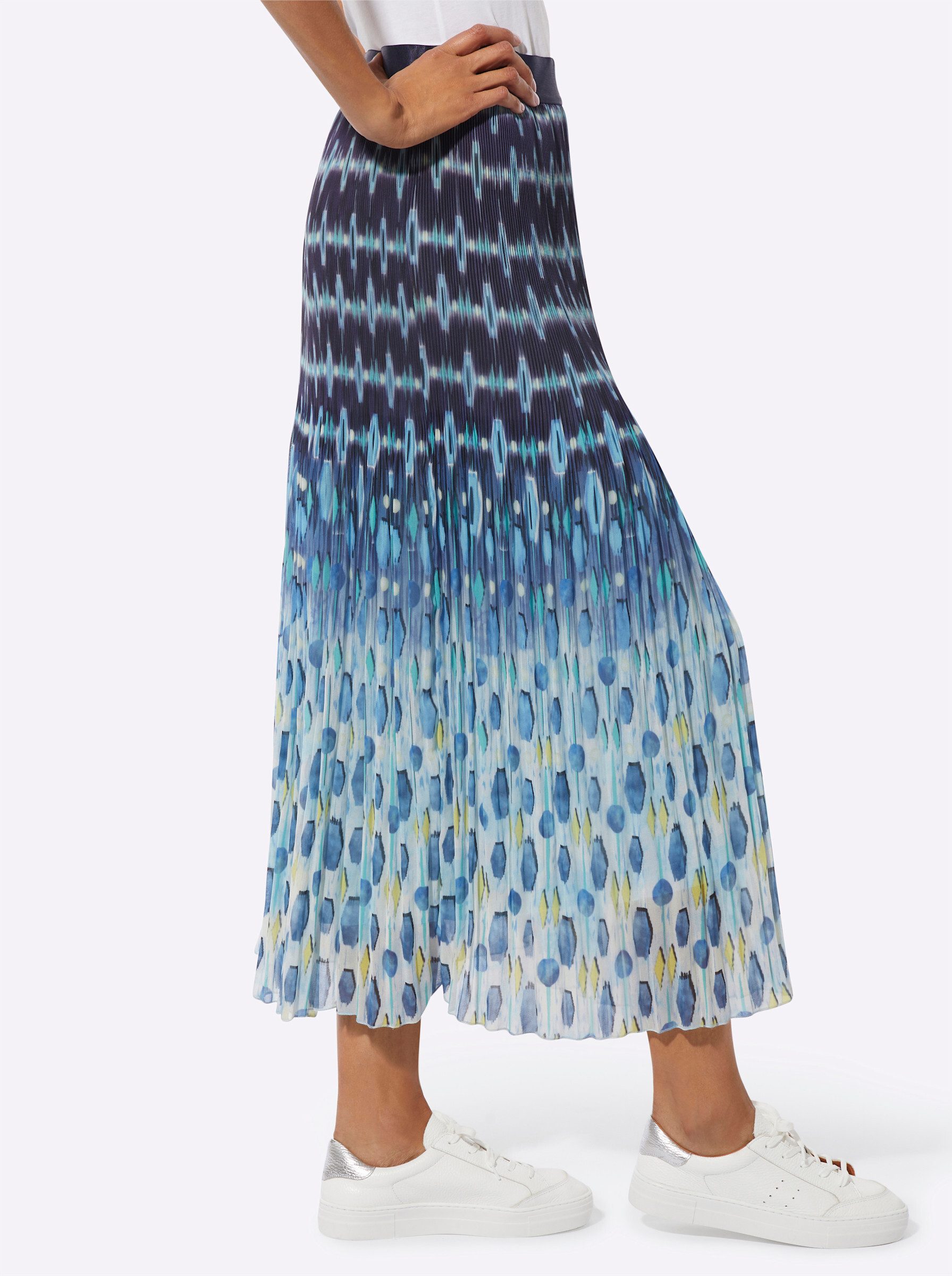 creation L A-Linien-Rock Plissee-Rock