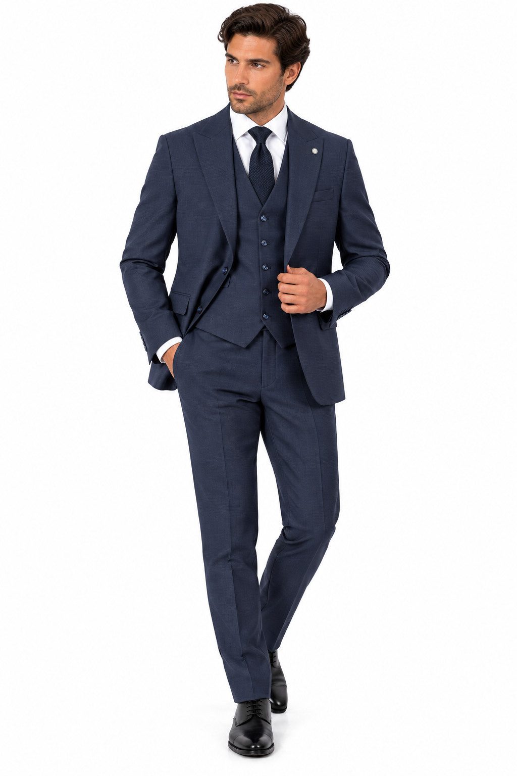 Guild Clothing Anzug 3-teilig Herren Hochzeitsanzug Slim Fit Festanzug (Anzughose & Sakko & Weste, 3-tlg., Anzug Set) Sakko, Weste & Hose – Businessanzug, Hochzeitsanzug, Festanzug