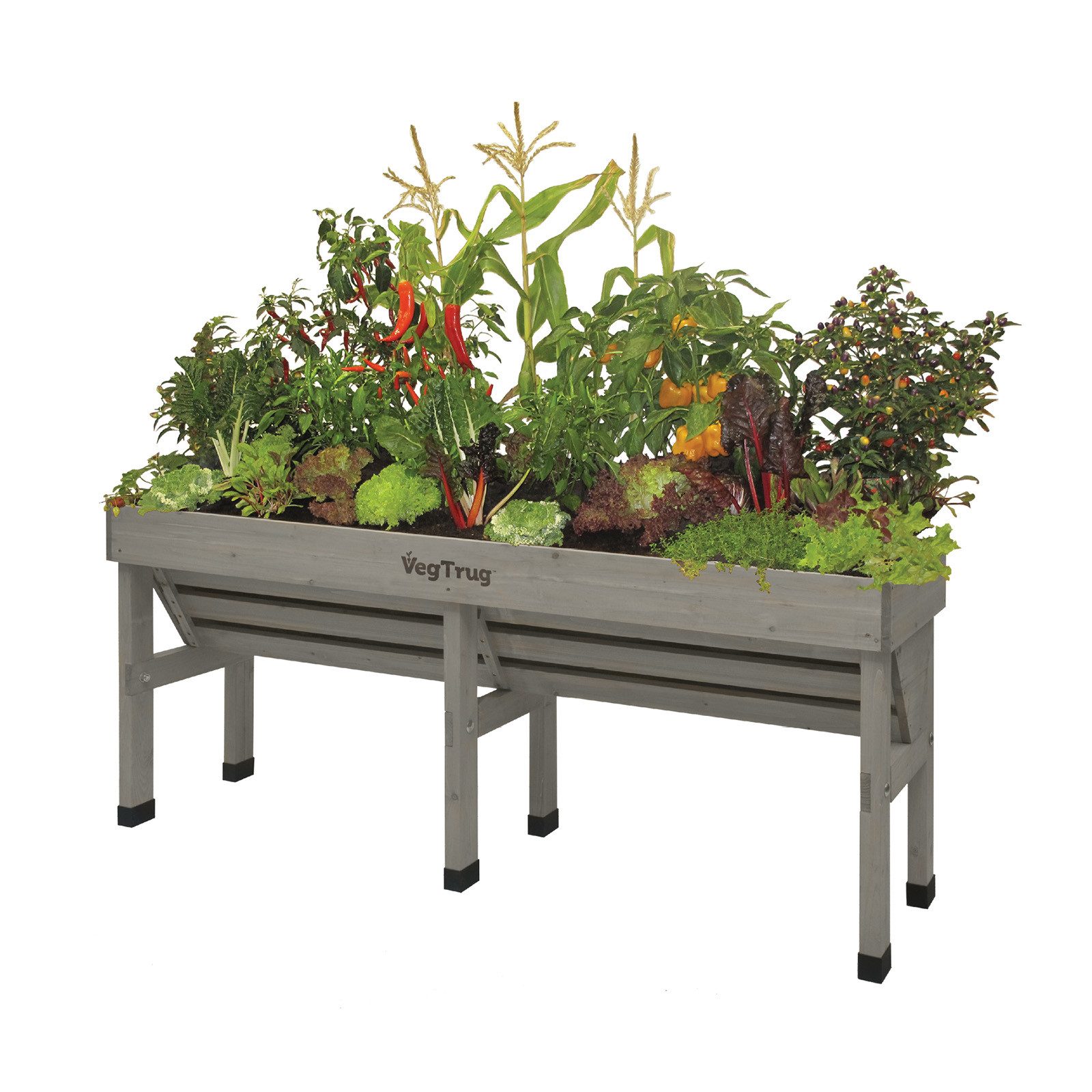 VegTrug Hochbeet VegTrug® Wall Hugger - platzsparende Form, professionelles Gärtnern auf Balkon und Terrasse - ergonomische Form