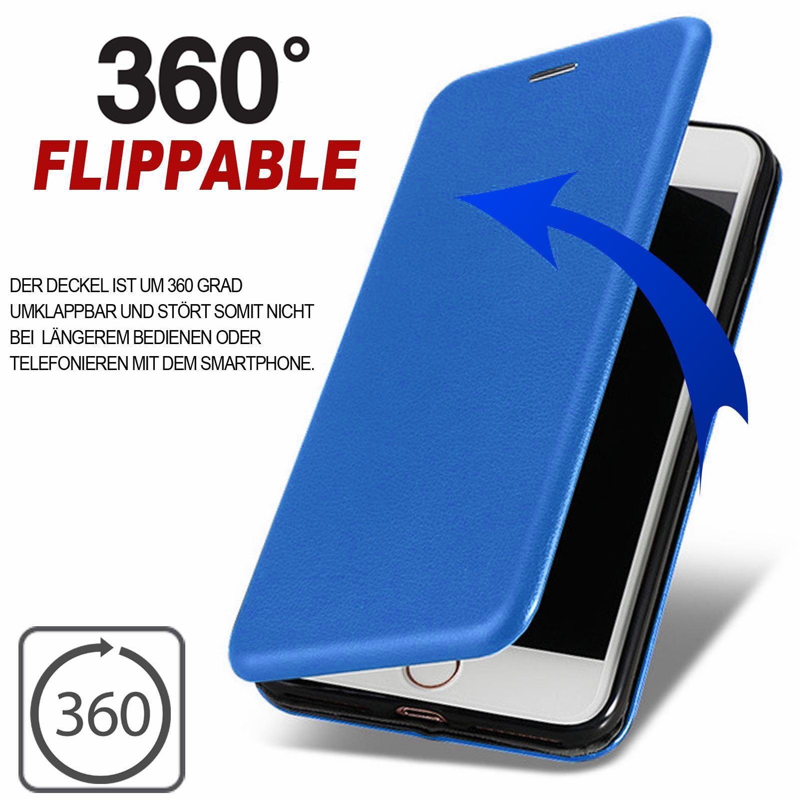 Numerva Handyhülle Hard Cover Etui für Apple iPhone 12 mini, Flip Cover Schutz Hülle Tasche