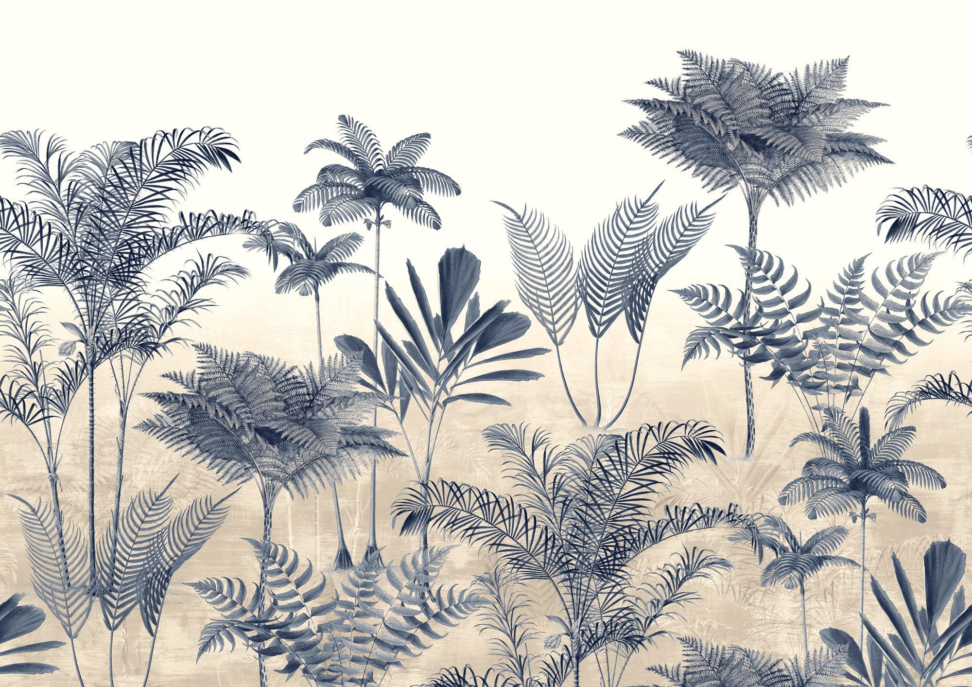 Rasch Fototapete mit tropischem Palmen, glatt, tropisch, botanisch, (1 Rolle, 1 St), 300 cm x 424 cm