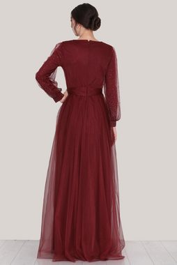 Modabout Abendkleid Langes Maxikleid Sommerkleid für Damen - NELB0553D8814BRD (1-tlg)