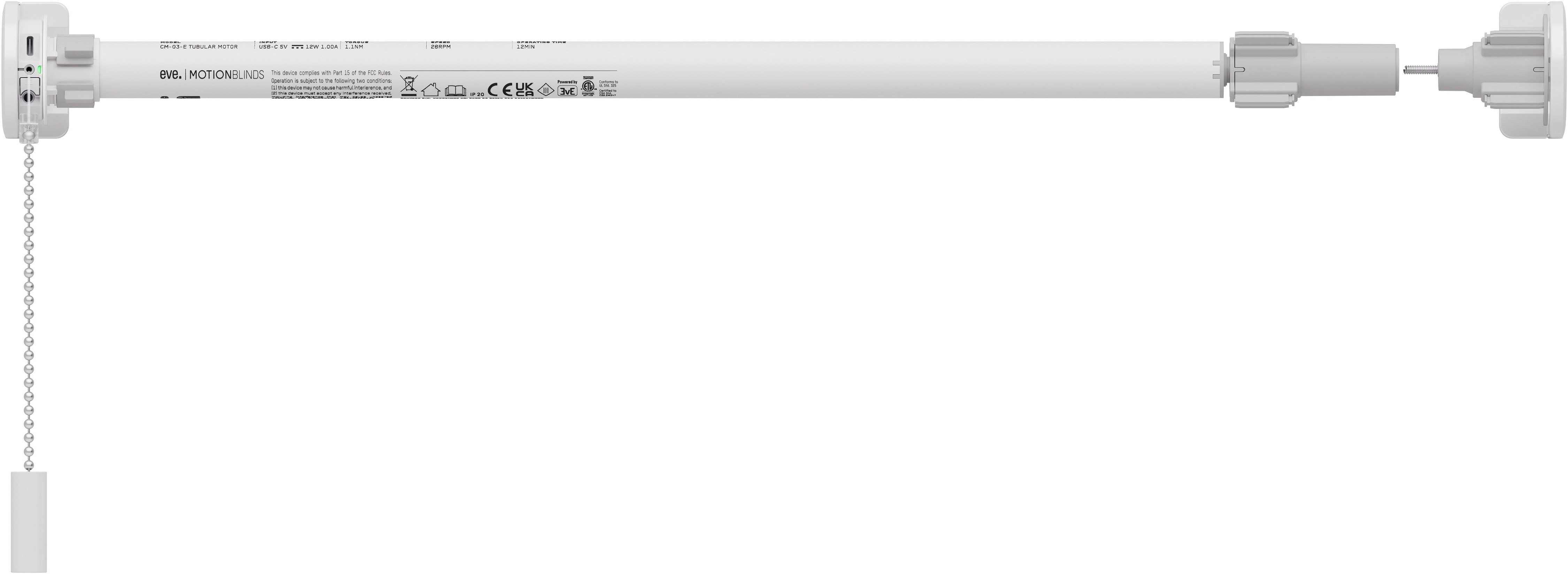 EVE MotionBlinds Upgrade Kit for Roller Blinds (Matter) Smart-Home-Zubehör