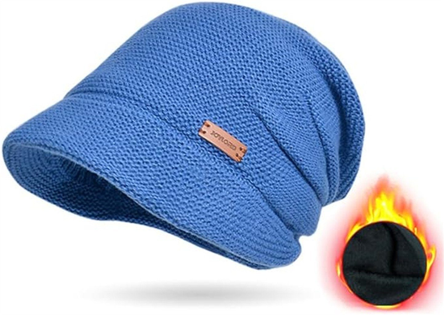 XDeer Mütze & Schal Damen Wollmütze Winter Mütze Warme Strickmütze Frauen 5 günstig online kaufen