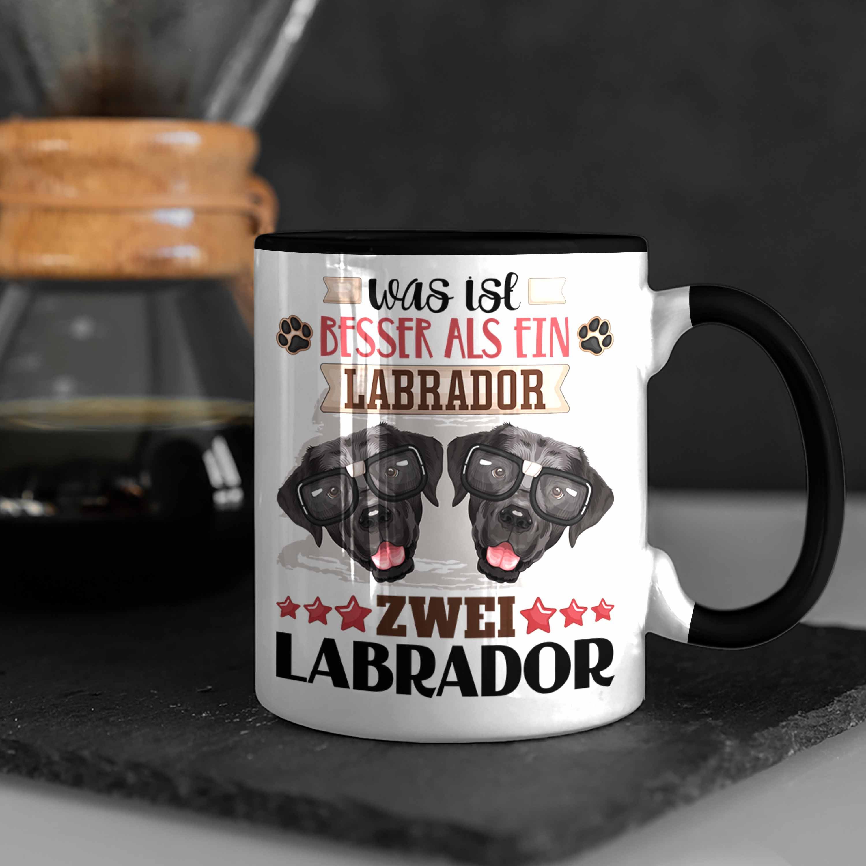 Ist Was Schwarz Geschenkidee Geschenk Trendation Tasse Lustiger Spruch Tasse Labrador Besitzer