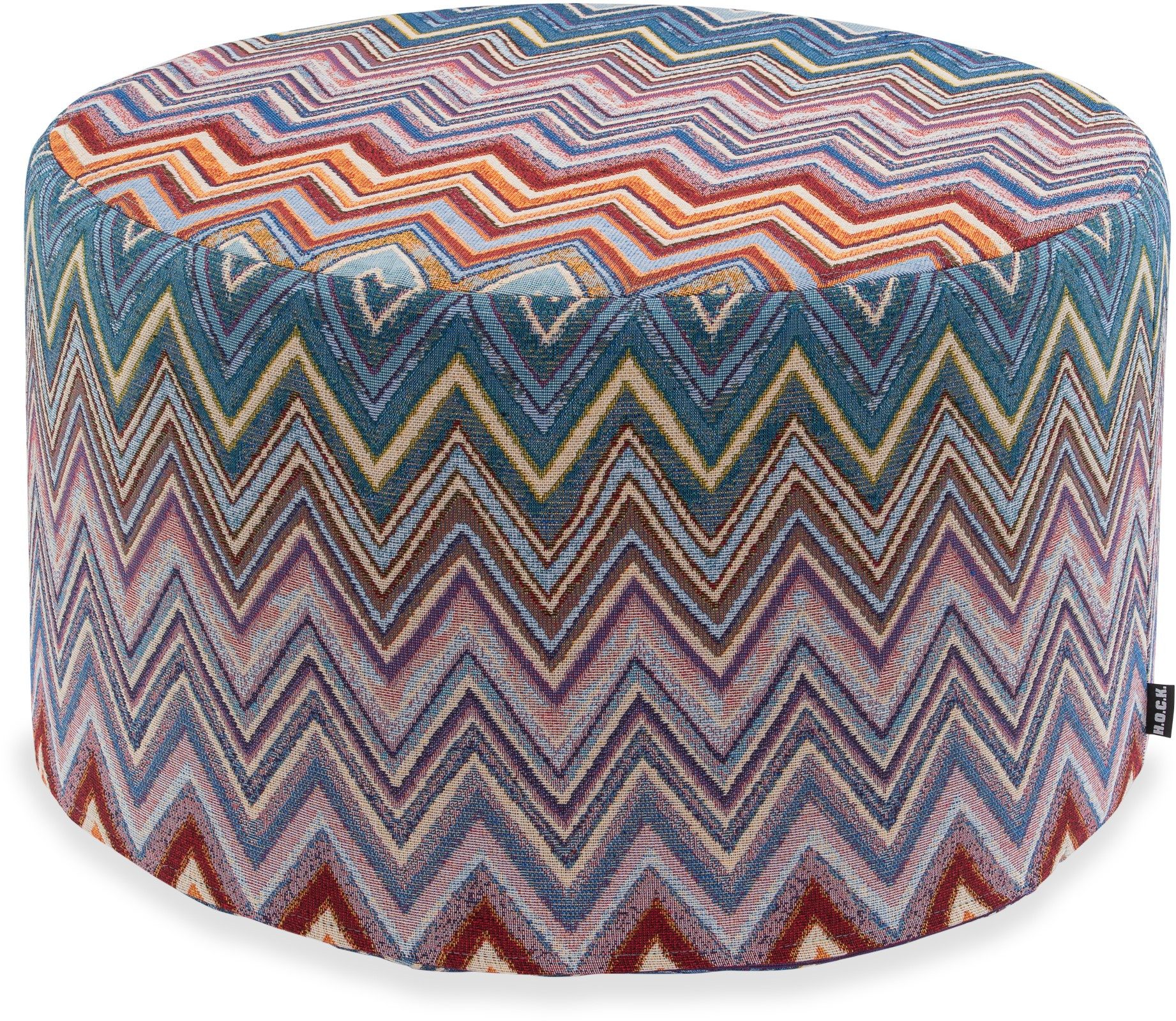 H.O.C.K. Sitzhocker H.O.C.K. Rebelle Hocker Zick-Zack rund ø60x40cm bunt mu günstig online kaufen