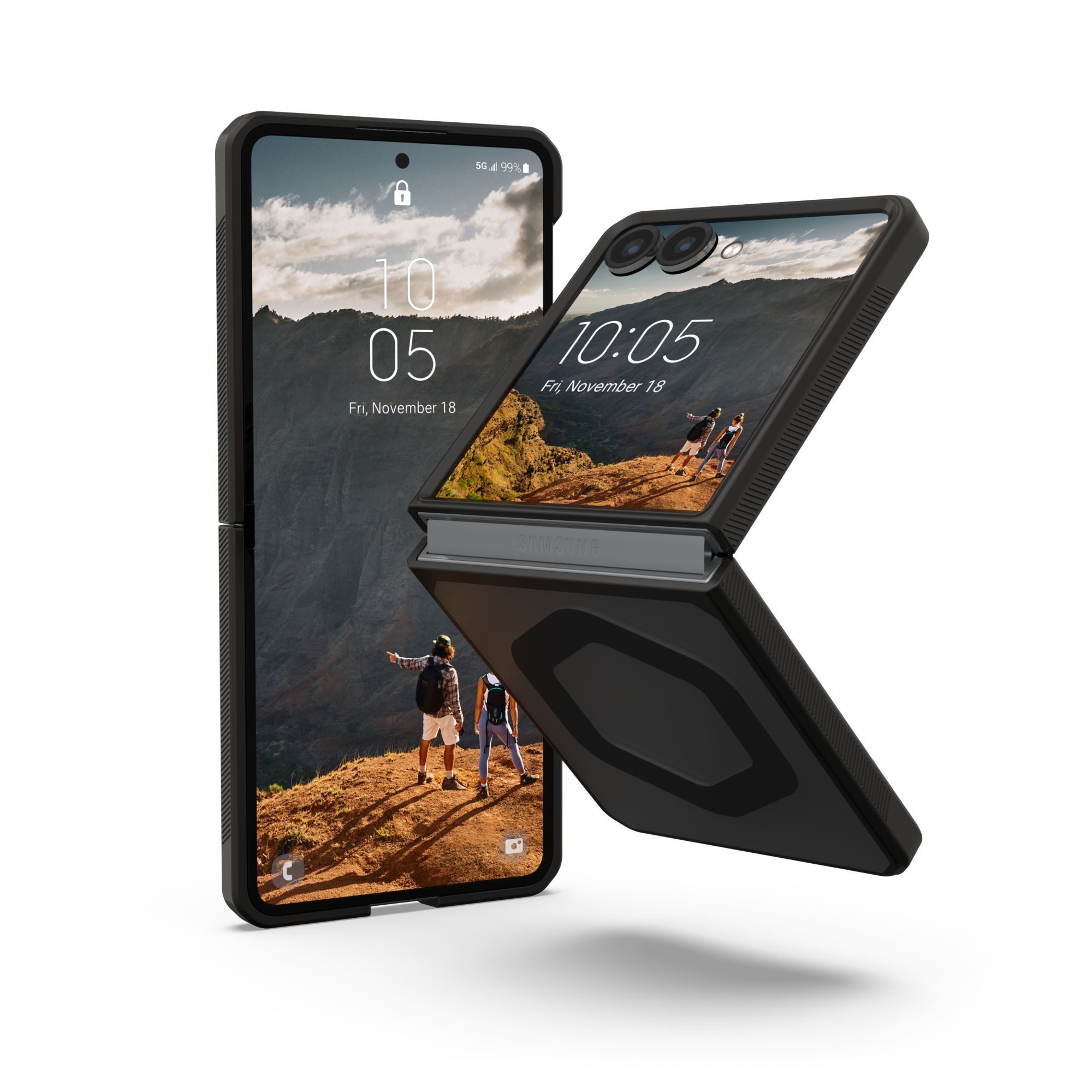 Urban Armor Gear Smartphone-Hülle Mouve - Samsung Galaxy Z Flip 7 Hülle, (Offiziell "Designed for Samsung" zertifiziert, MagSafe)