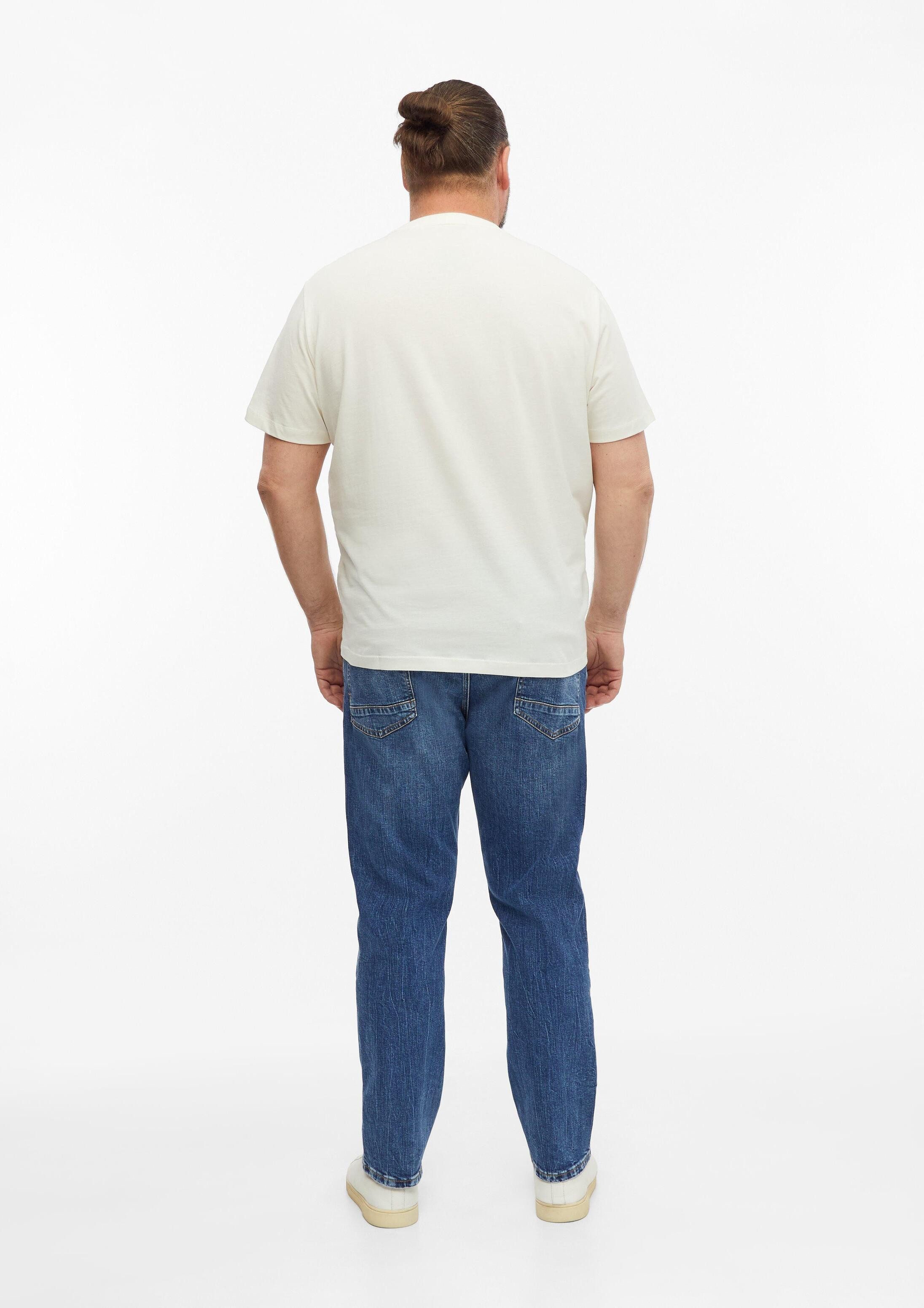 s.Oliver Kurzarmshirt T-Shirt Baumwoll-T-Shirt mit Frontprint