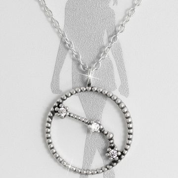 SilberDream Silberkette SilberDream Sternbild Widder Halskette, Halskette (Sternbild Widder) ca. 42cm und 45cm, 925 Sterling Silber, F