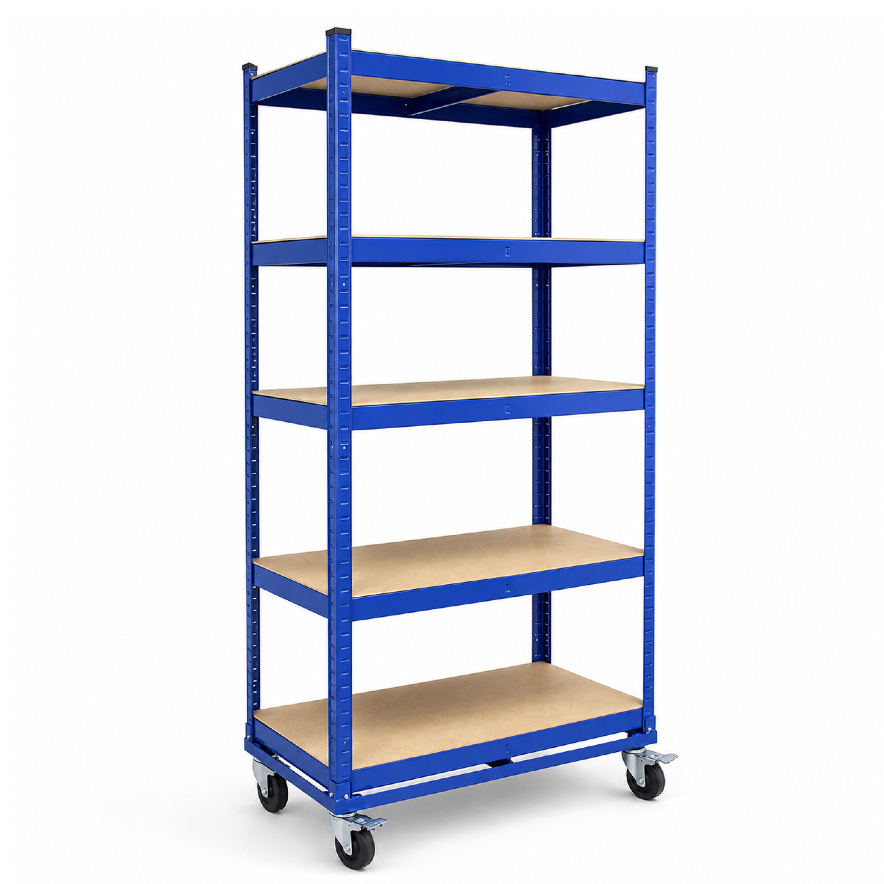 TRUTZHOLM Steckregal Etagenwagen 195x90x45cm 750kg 5 Ebenen Transportwagen Magazinwagen, Set
